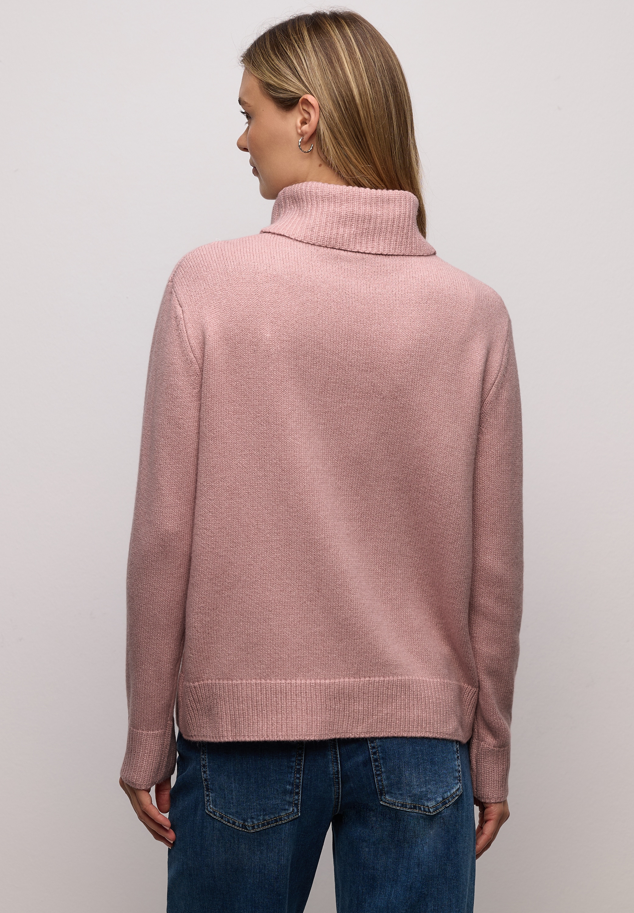 STREET ONE Rollkragenpullover Grobstrick