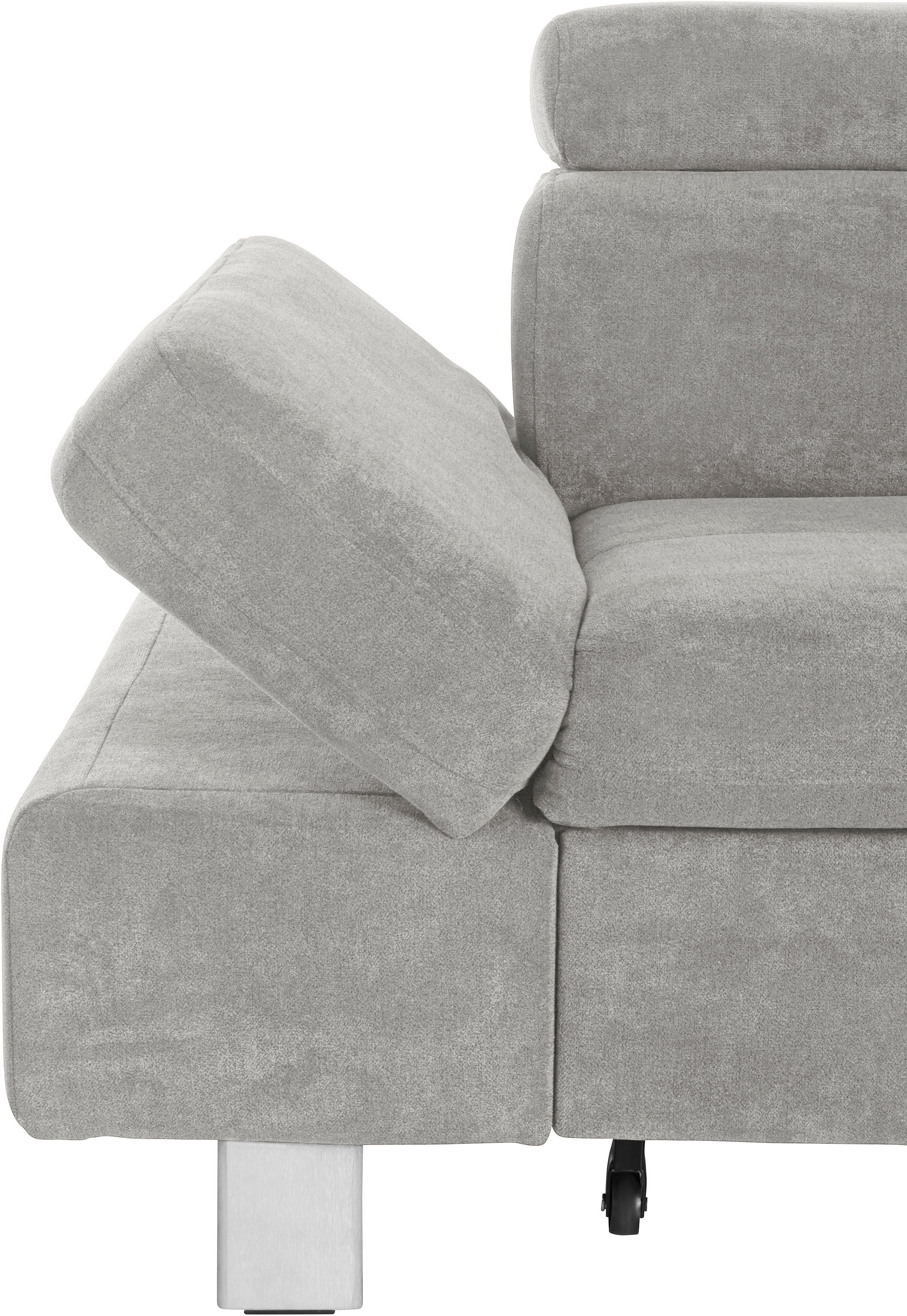 Thumbnail - exxpo - sofa fashion Ecksofa "Fiji, L-Form", mit Kopf- bzw. Rückenverstellung, wahlweise mit Bettfunktion