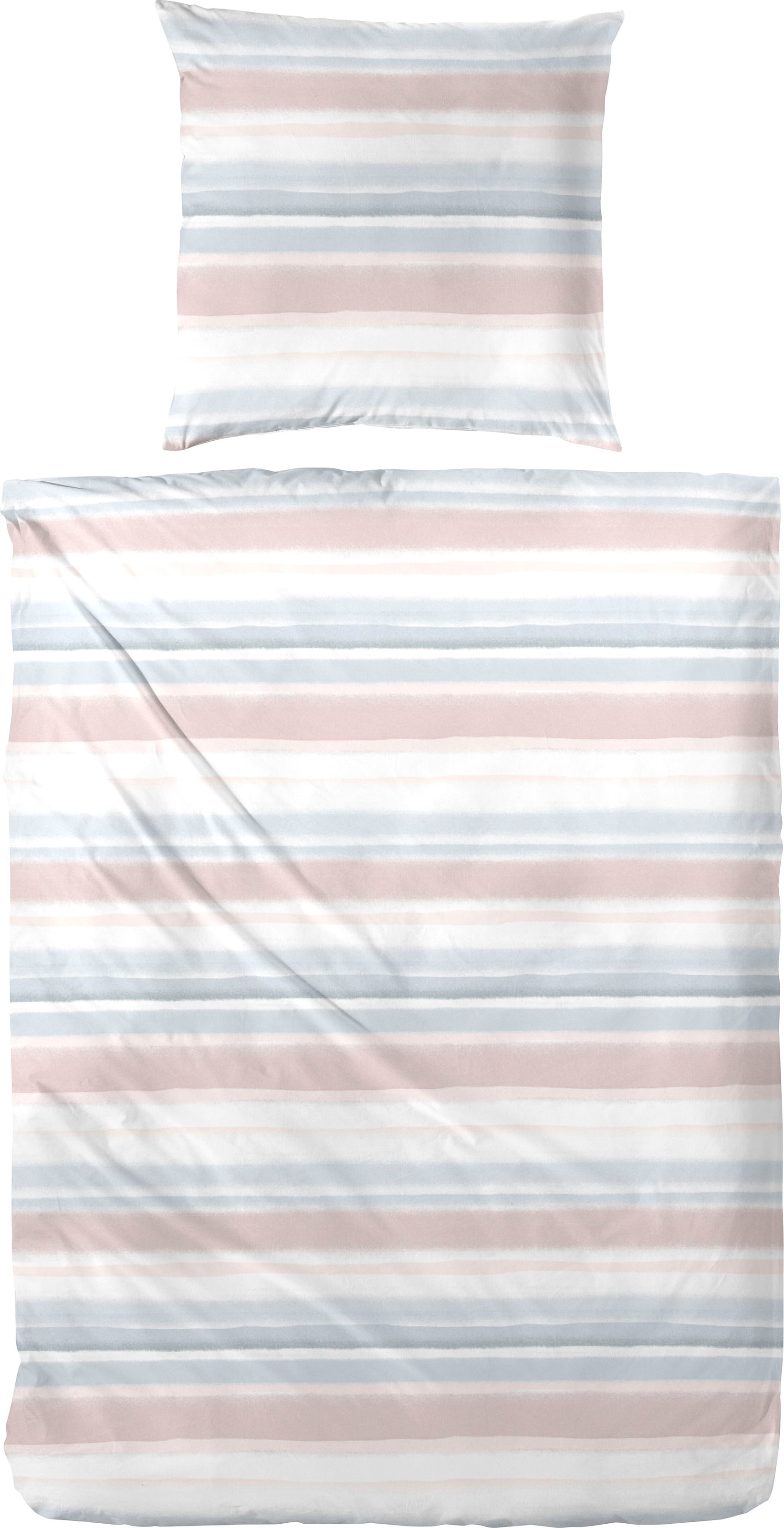 Primera Bettwäsche "Bio-Renforce-Bettwäsche Blurred Lines" 2 Stk. mit moder günstig online kaufen