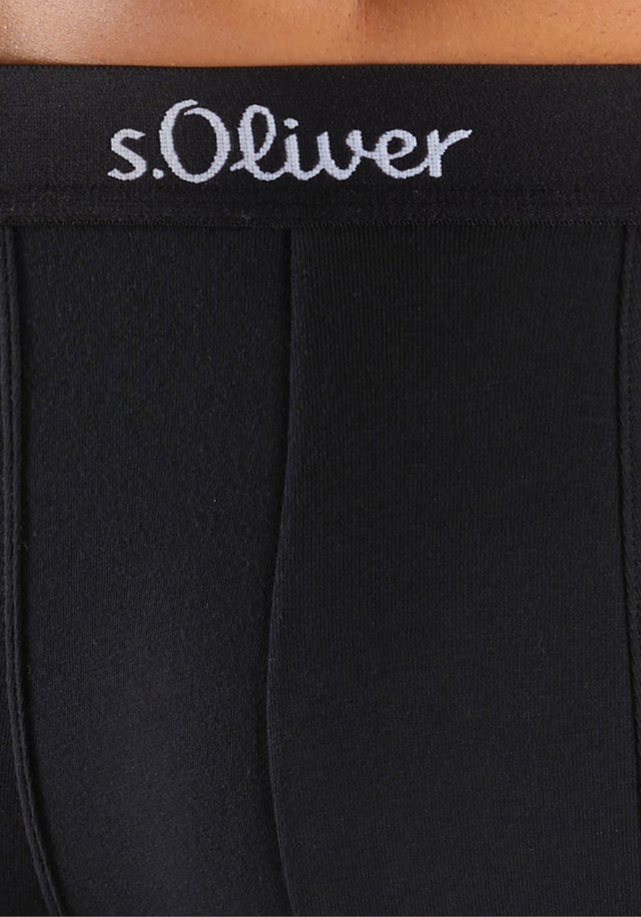 s.Oliver Boxer »Boxershorts für Herren«, (Packung, 3 St.), mit längerem Bein