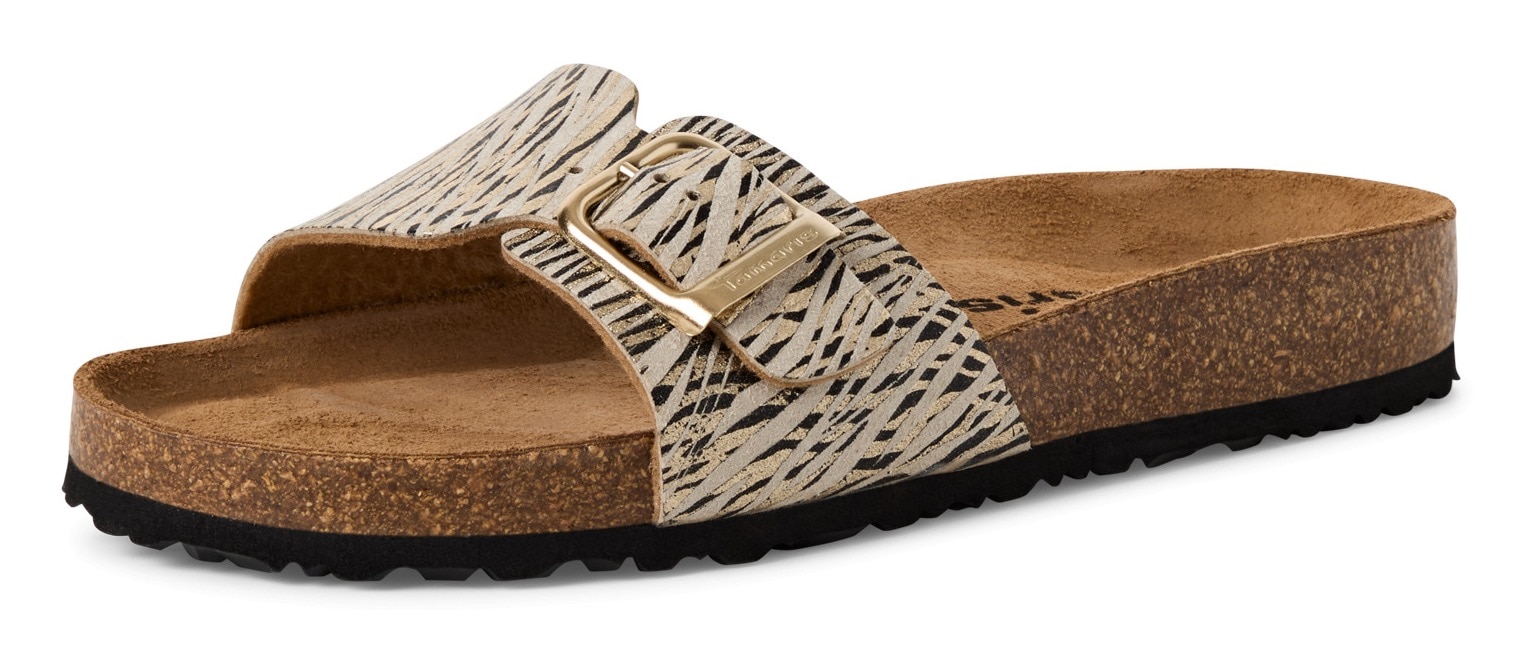 Tamaris Pantolette "CORRA", Sommerschuh, Schlappen mit verstellbarer Schnal günstig online kaufen