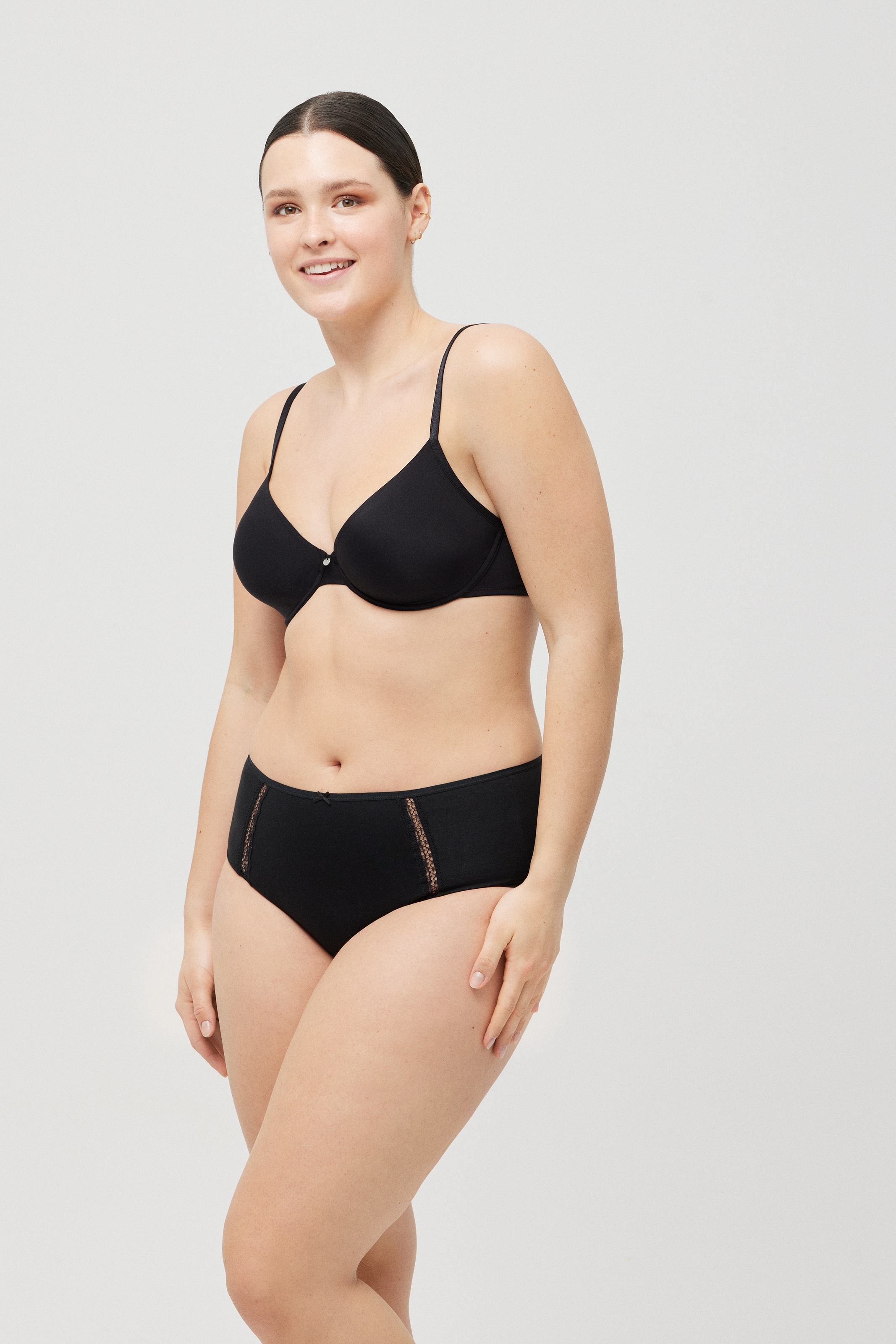 Thumbnail - YSABEL MORA Taillenslip 3er Pack, Spitze, elastisch, weich, formend, Baumwollmix