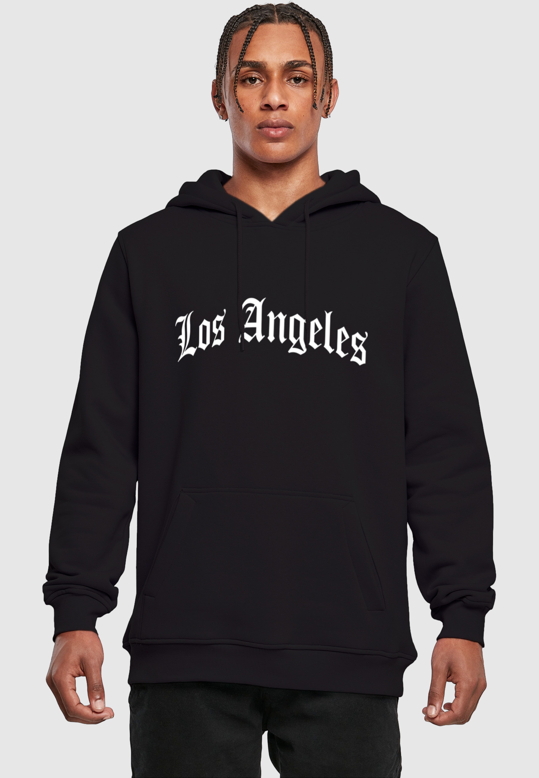 Thumbnail - MisterTee Kapuzenpullover "MisterTee Los Angeles Wording New Heavy Hoody" 1 Stk.