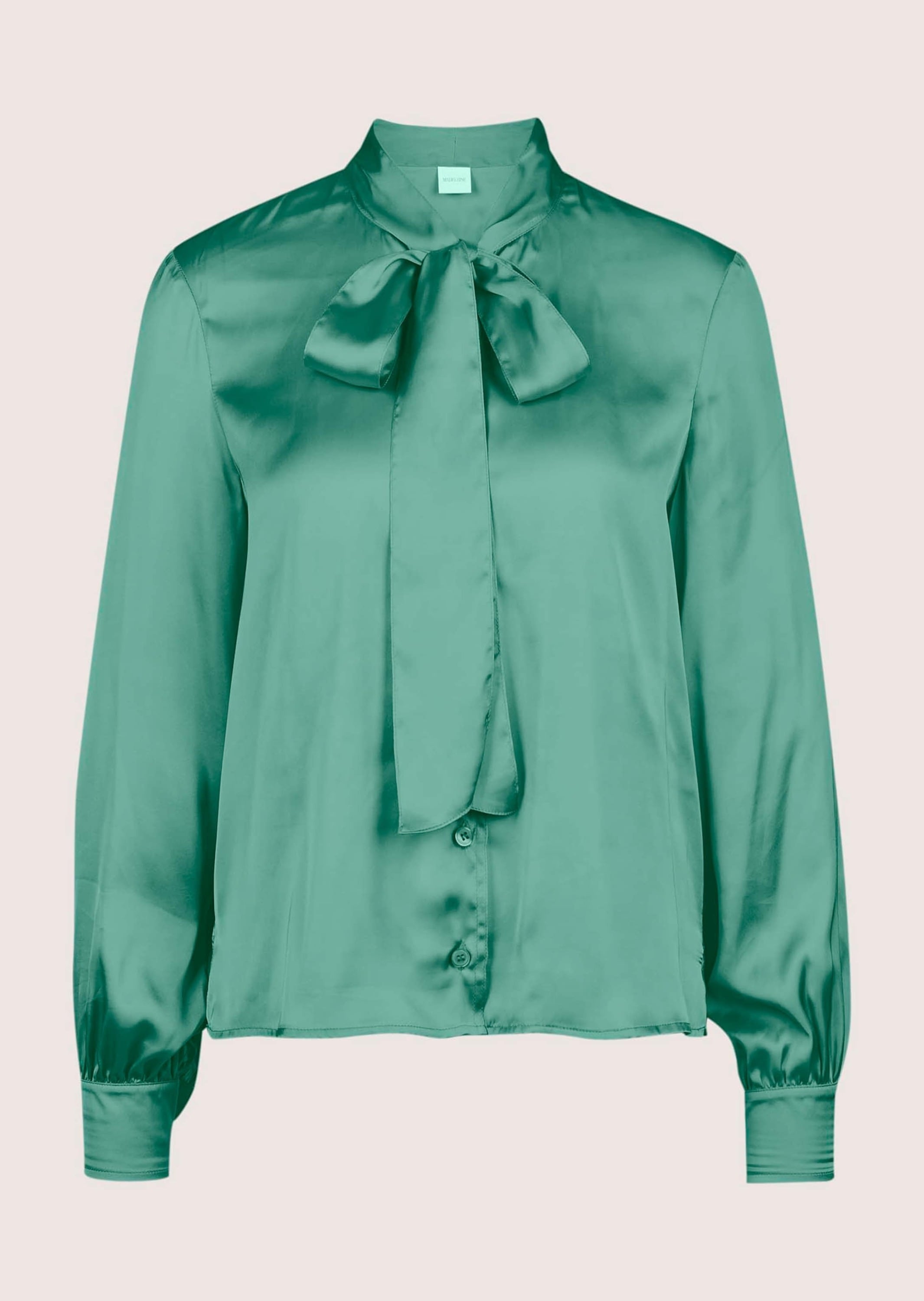 MADELEINE Langarmbluse "Bluse Satinbluse mit Schluppe" günstig online kaufen