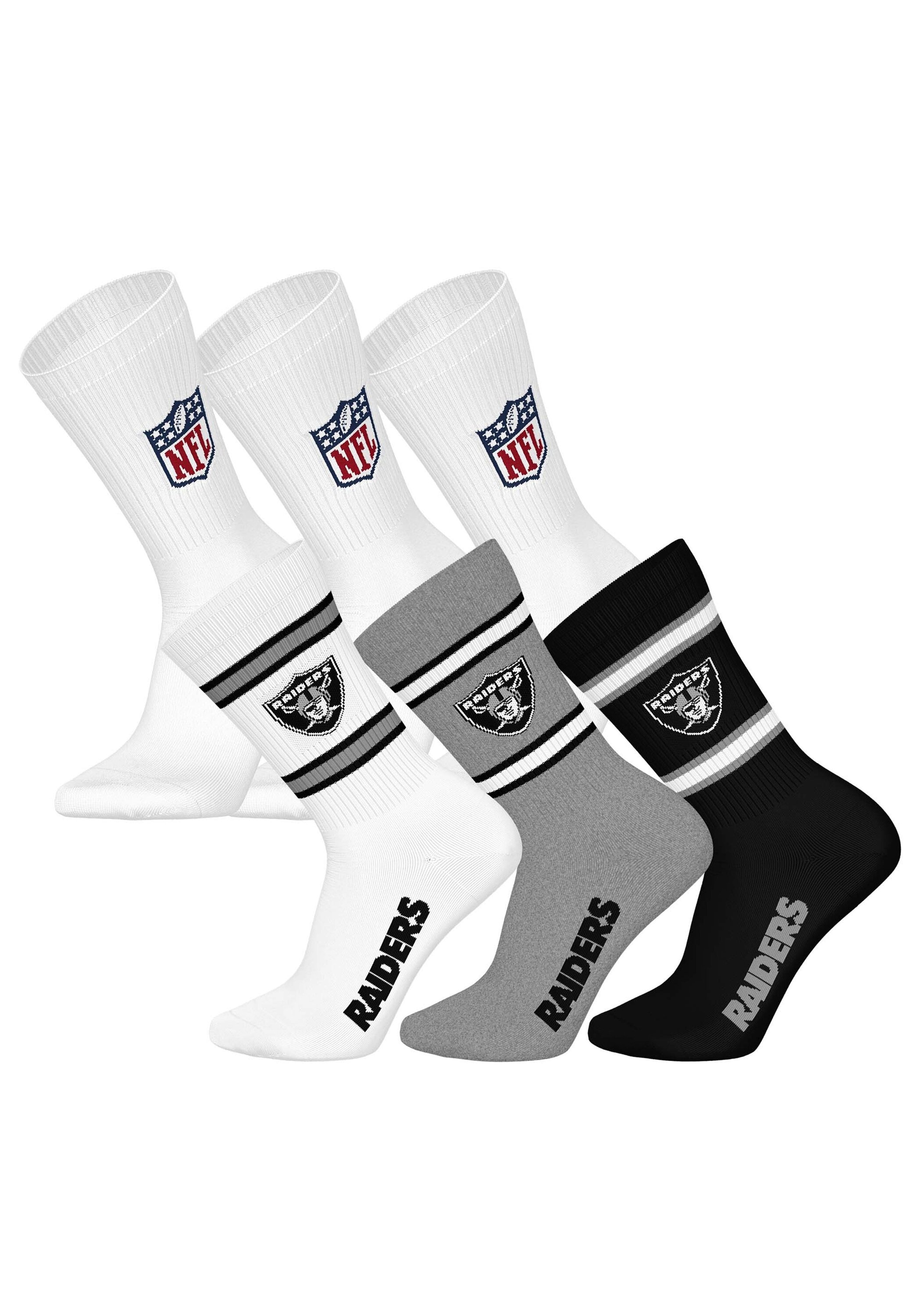 NFL Kurzsocken "Socken NFL 6Pack Crew Socks 6er Pack"