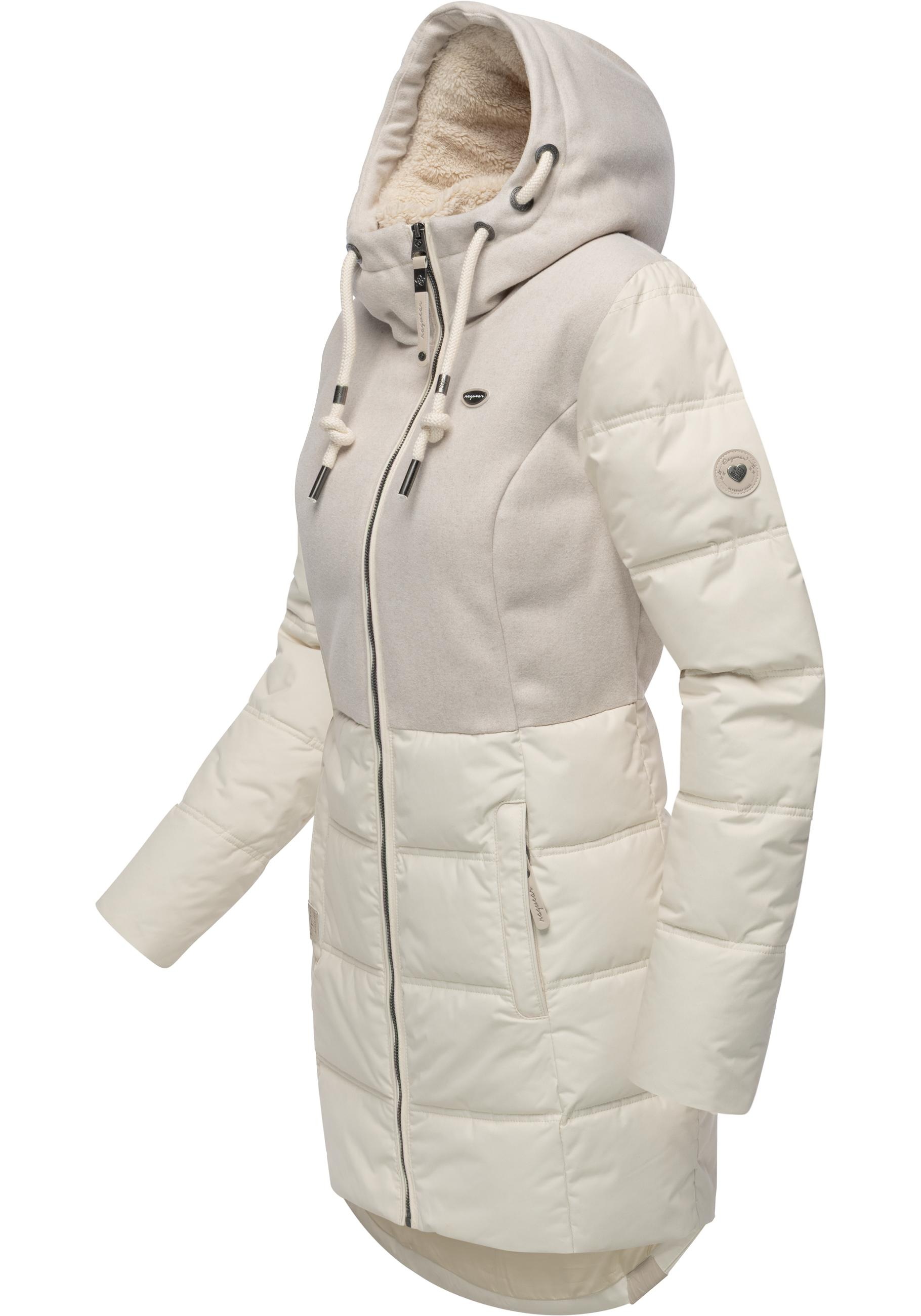 Ragwear Winterjacke »Ashani Block Intl.«, mit Kapuze, stylischer Winterparka mit gefütterter Kapuze