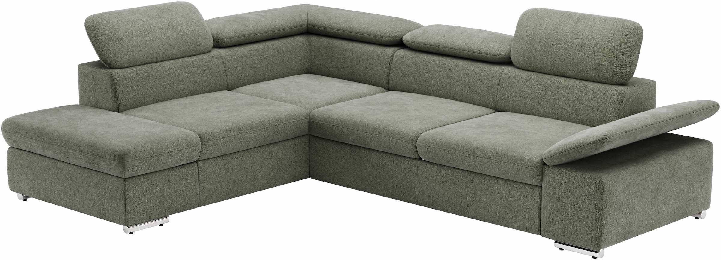 Ecksofa Valantine V, wahlweise mit Bettfunktion