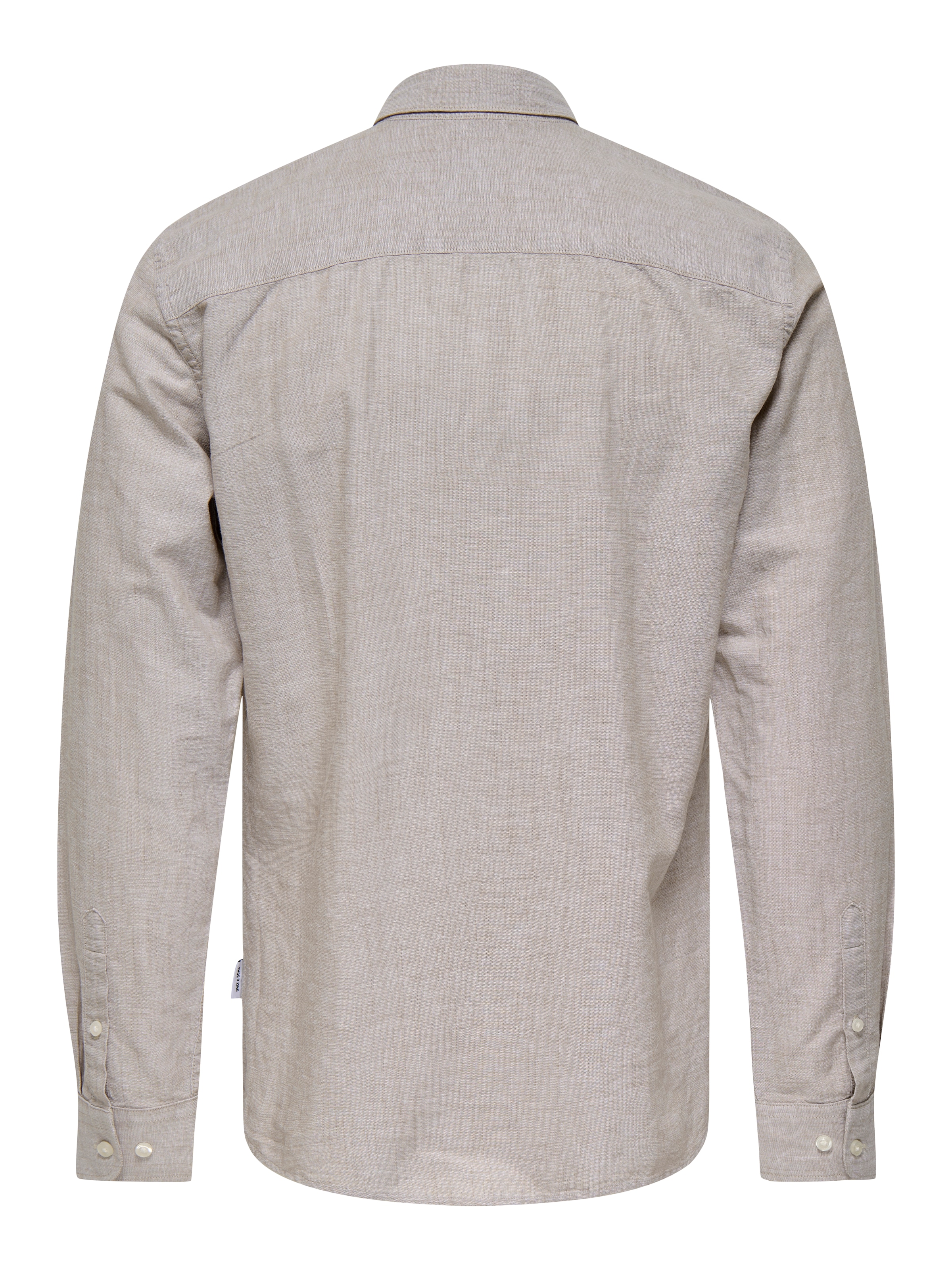ONLY & SONS Langarmhemd »ONSCANTLEY LIFE LS SOLID LINEN SHIR OTL«
