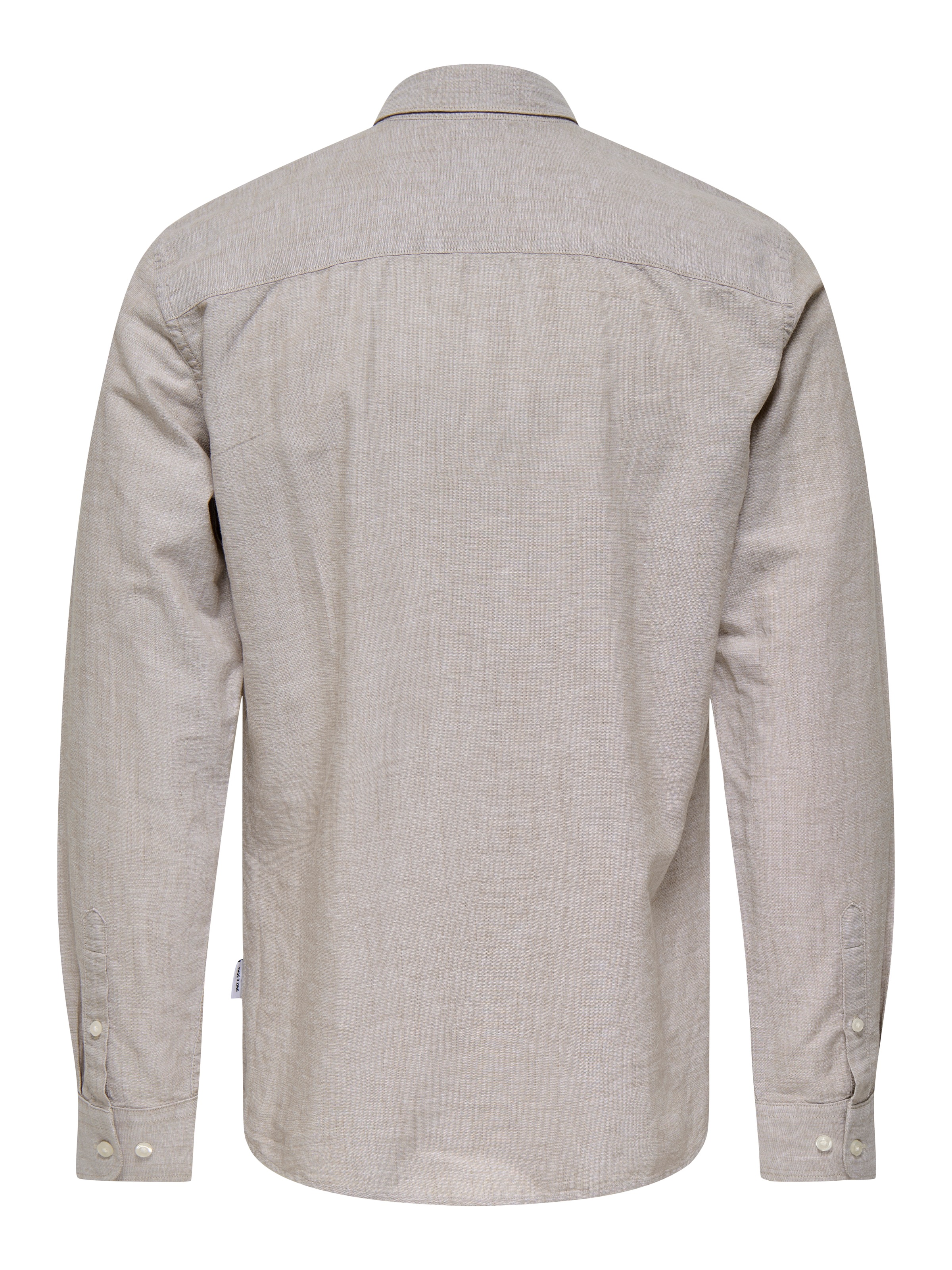 ONLY & SONS Langarmhemd "ONSCANTLEY LIFE LS SOLID LINEN SHIR OTL" günstig online kaufen