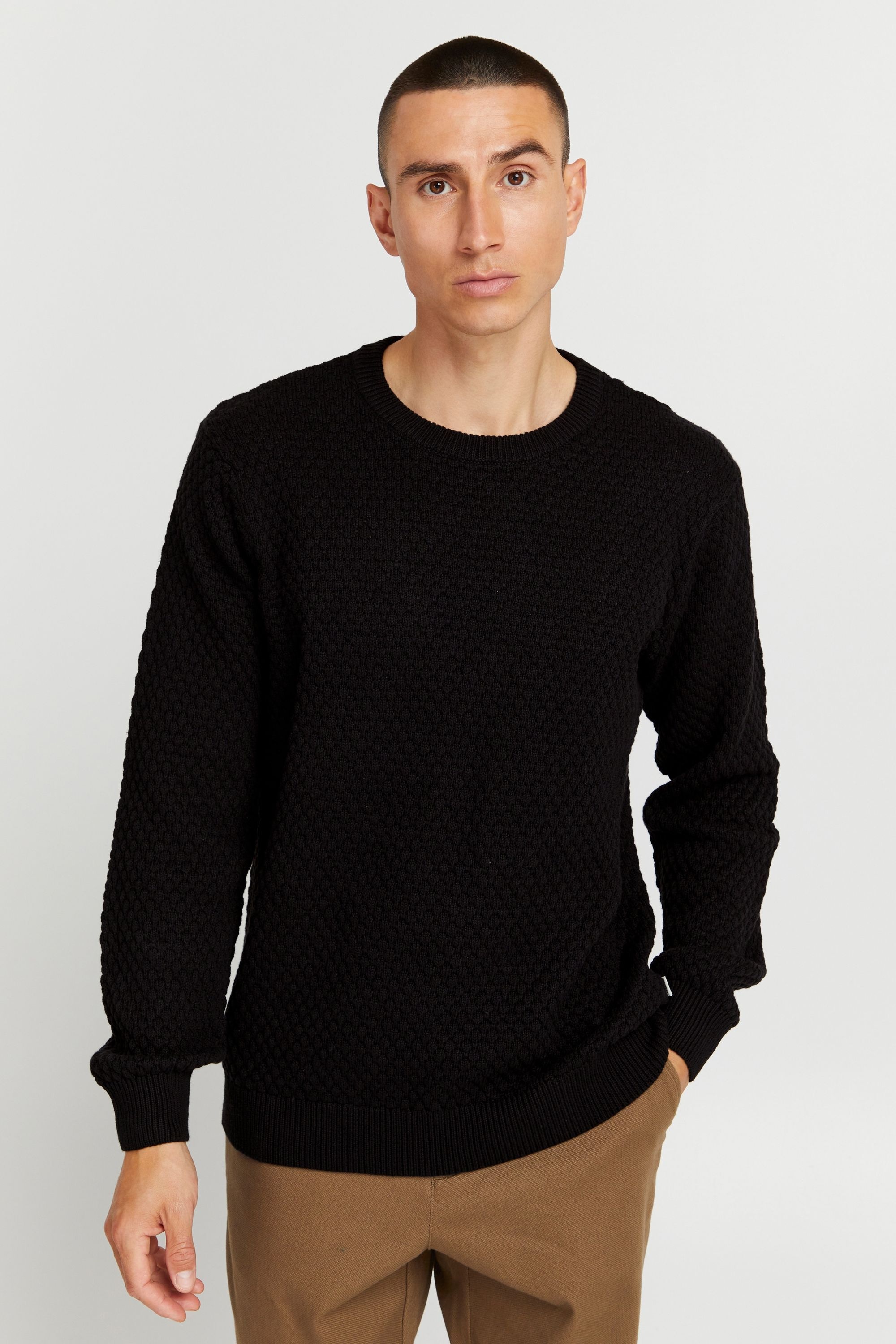 Solid Strickfleece-Pullover "Strickpullover SDClive" günstig online kaufen