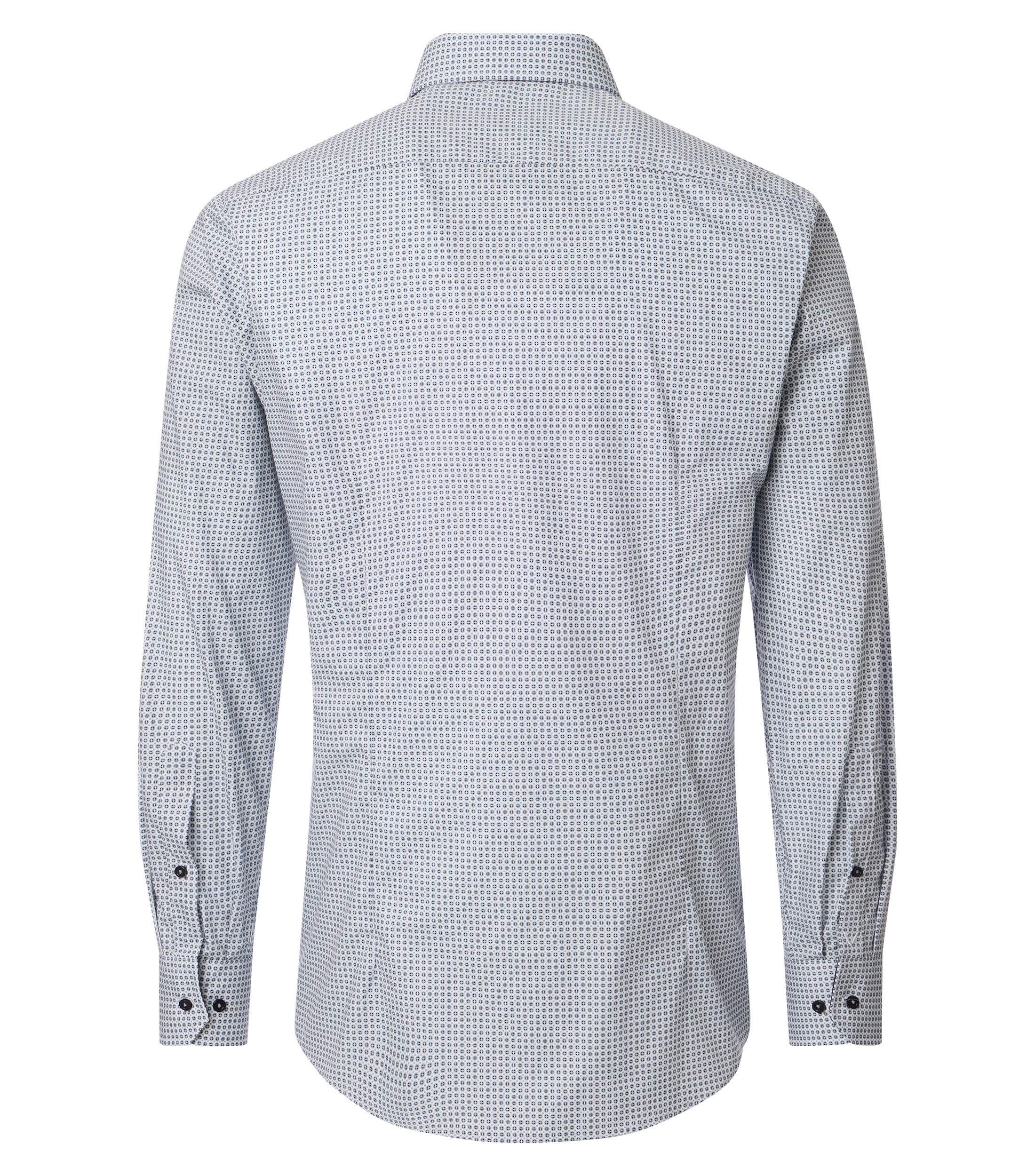 VENTI Print Business Shirt Dark Gray 44 3