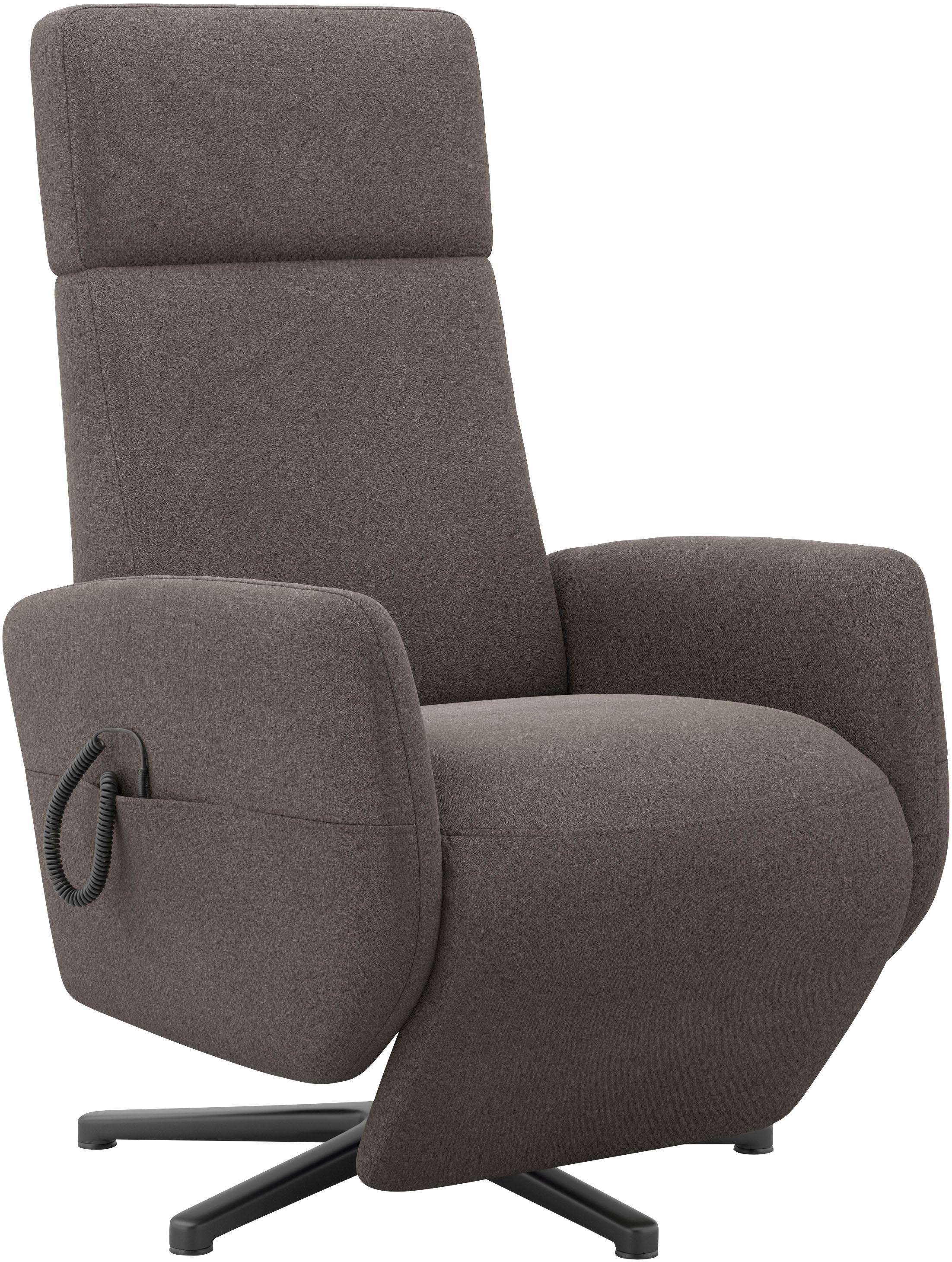 Thumbnail - Home affaire TV-Sessel "Rochelle, inkl. Kopfteilverstellung & 360 Drehfunktion" 1 Stk. tlg. wahlweise mit 2 Motoren, Akk...