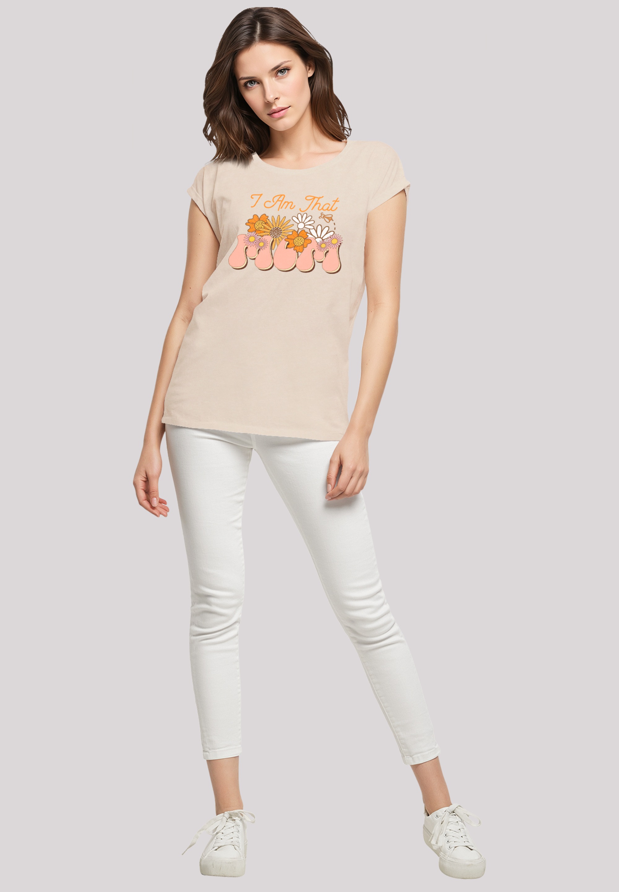 F4NT4STIC T-Shirt »Muttertag Blumen Mama«, Premium Qualität