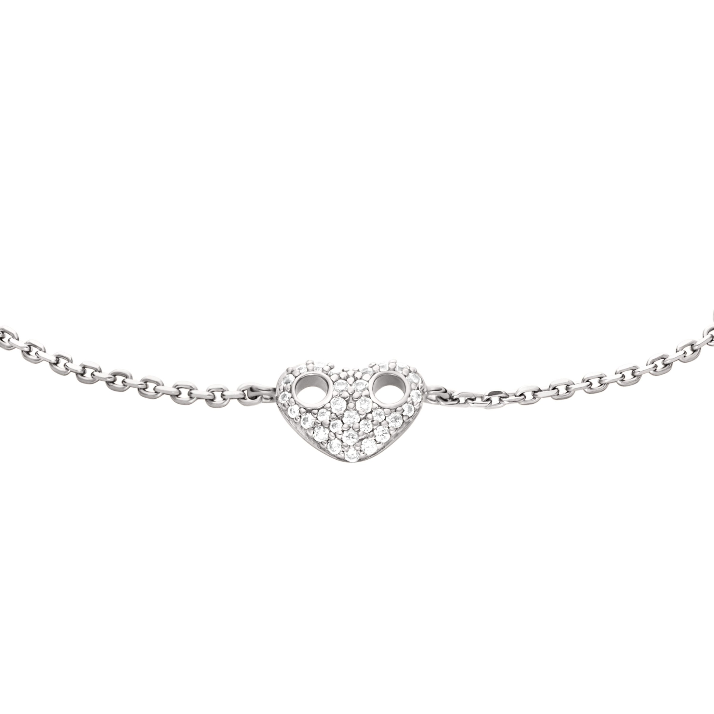 Emporio Armani Armband »Schmuck Geschenk Silber 925 SENTIMENTAL Herz« mit Zirkonia (synth.)