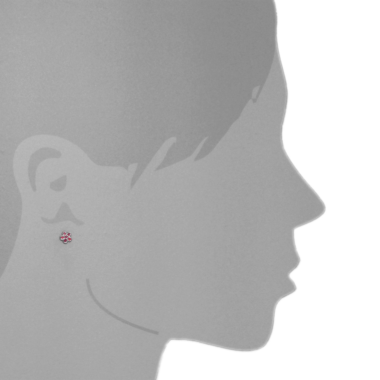 OSTSEE-SCHMUCK Paar Ohrstecker »Ostsee-Schmuck Ohrstecker Blume Ohrstecker Blume«, (2 tlg.)