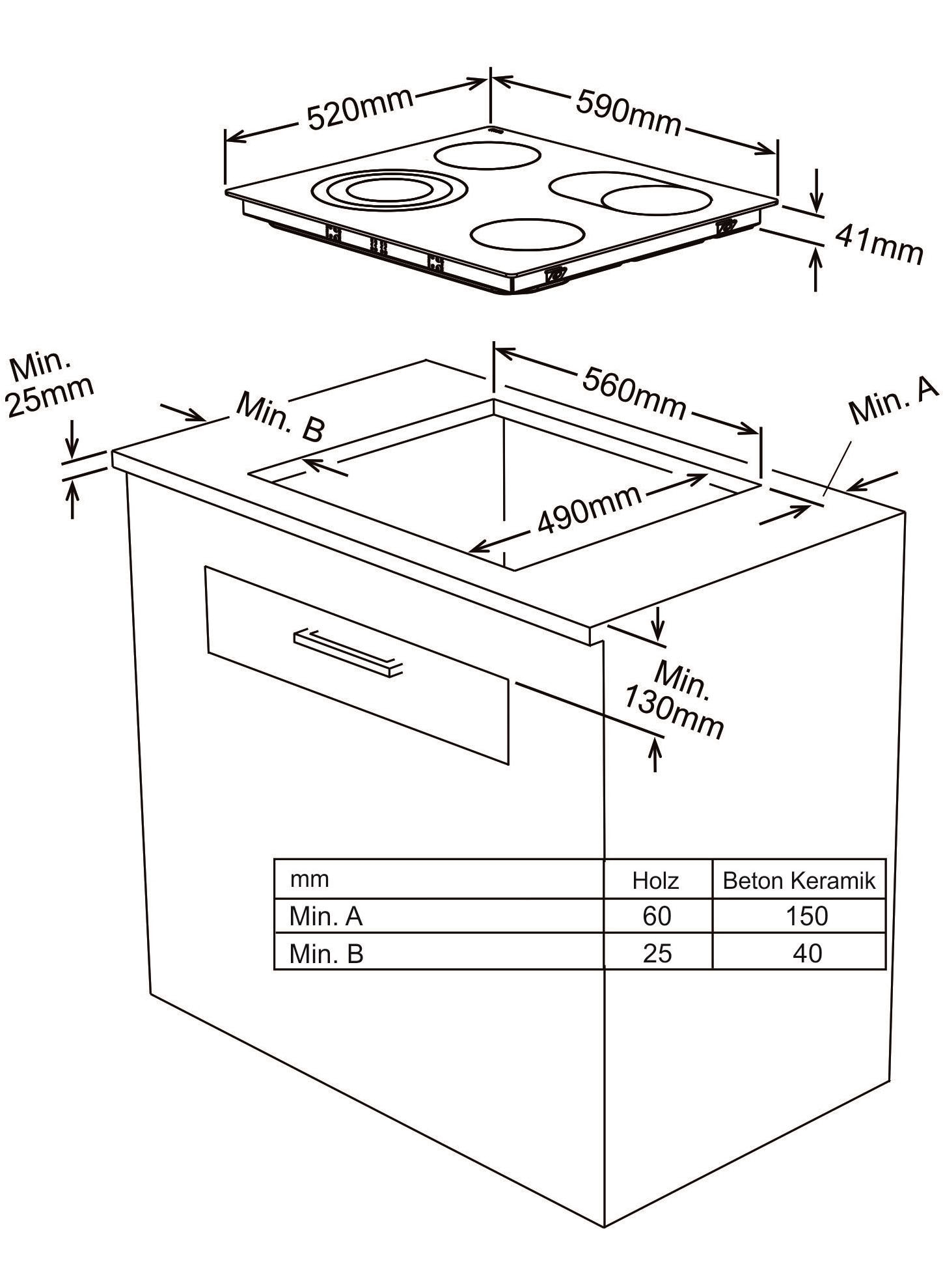 Sharp Backofen-Set »K-60DX19IM0-EU«, mit 1-fach-Teleskopauszug, mit 1-fach Teleskopauszug