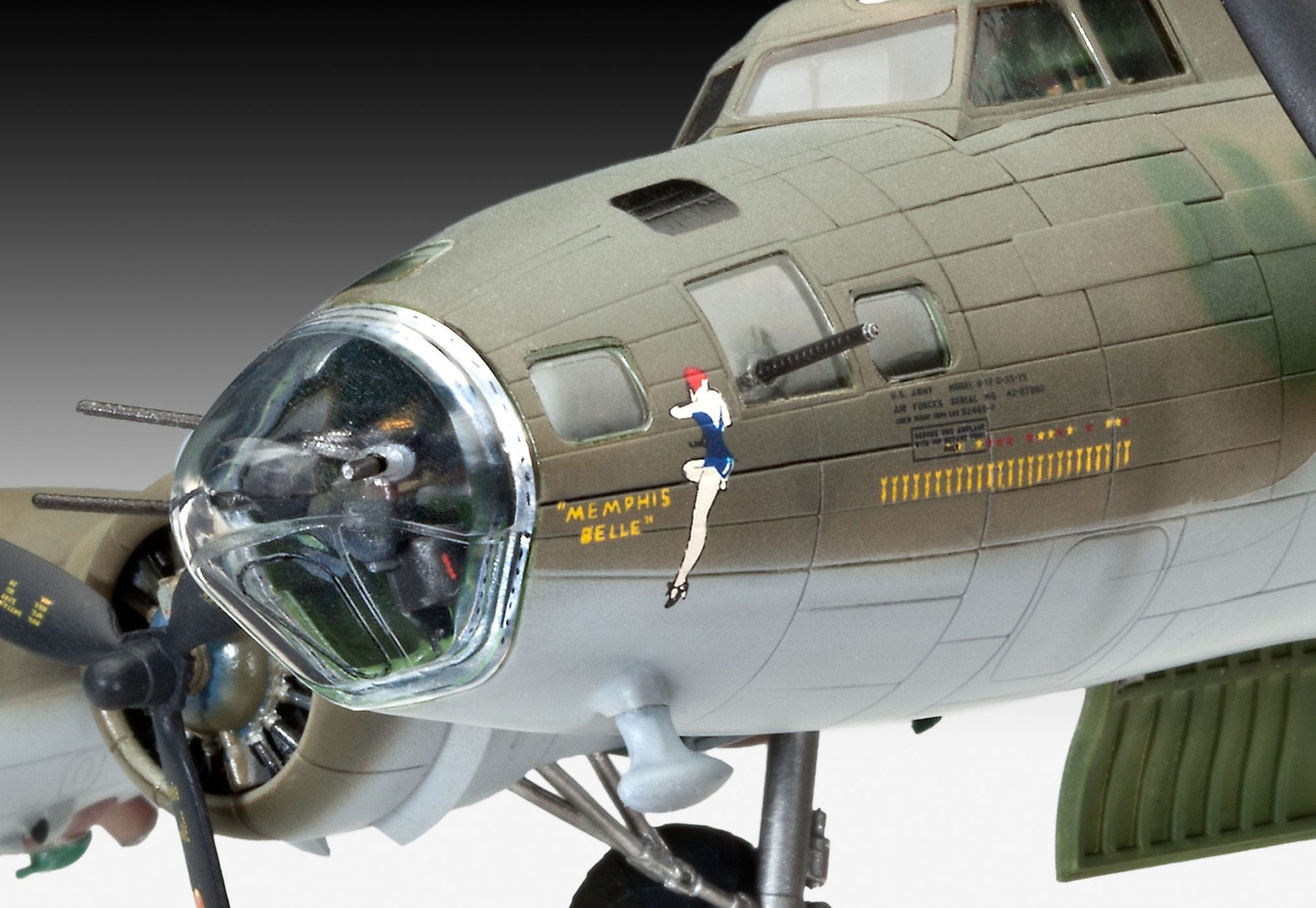 Revell® Modellbausatz »B-17 Memphis Belle«, 1:72, Made in Europe