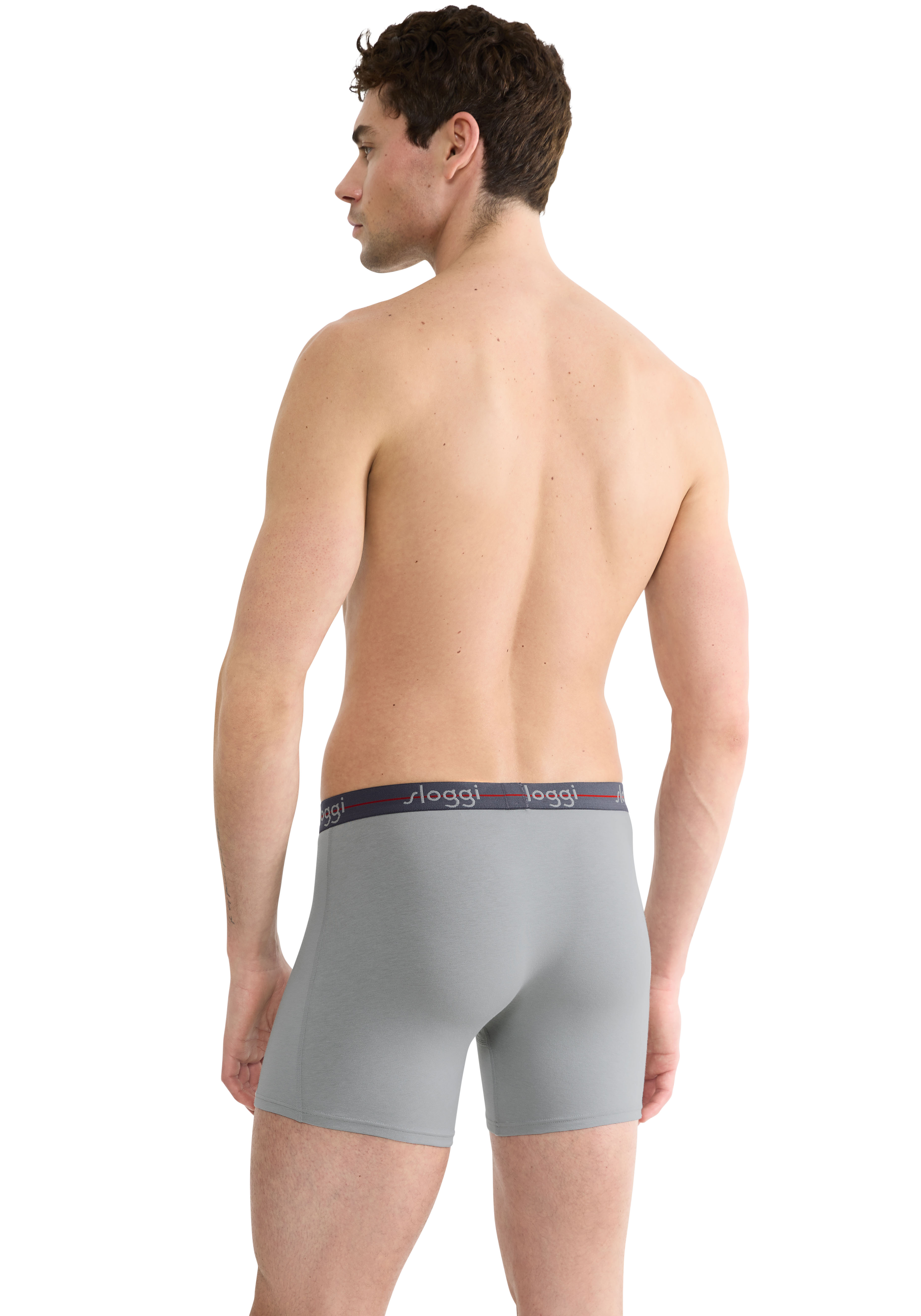 Thumbnail - sloggi Boxershorts "Men Start" 2er Pack, elastischer Bund mit Logo, ohne Eingriff