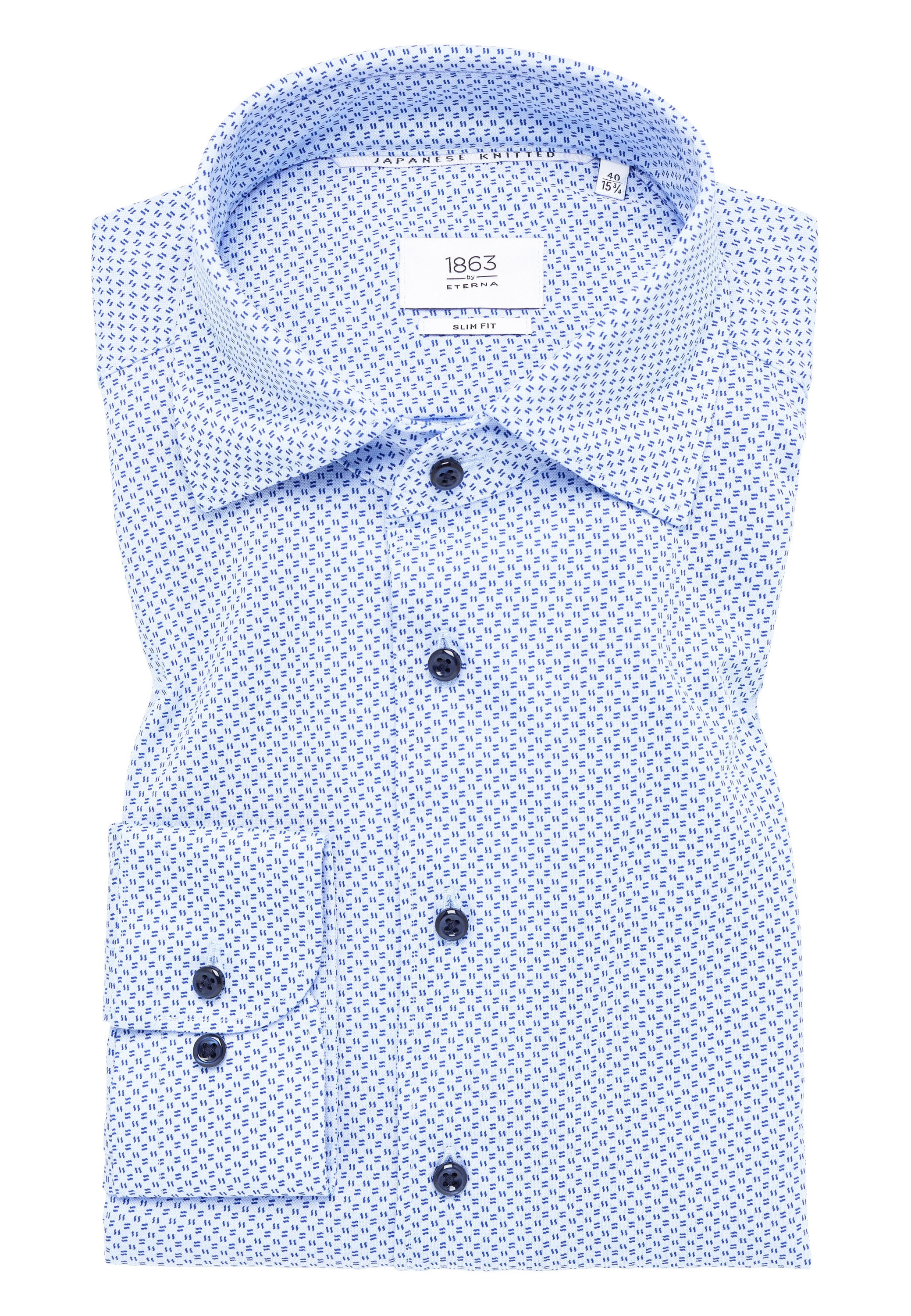 Eterna Langarmhemd »SLIM FIT« NON IRON (bügelfrei)