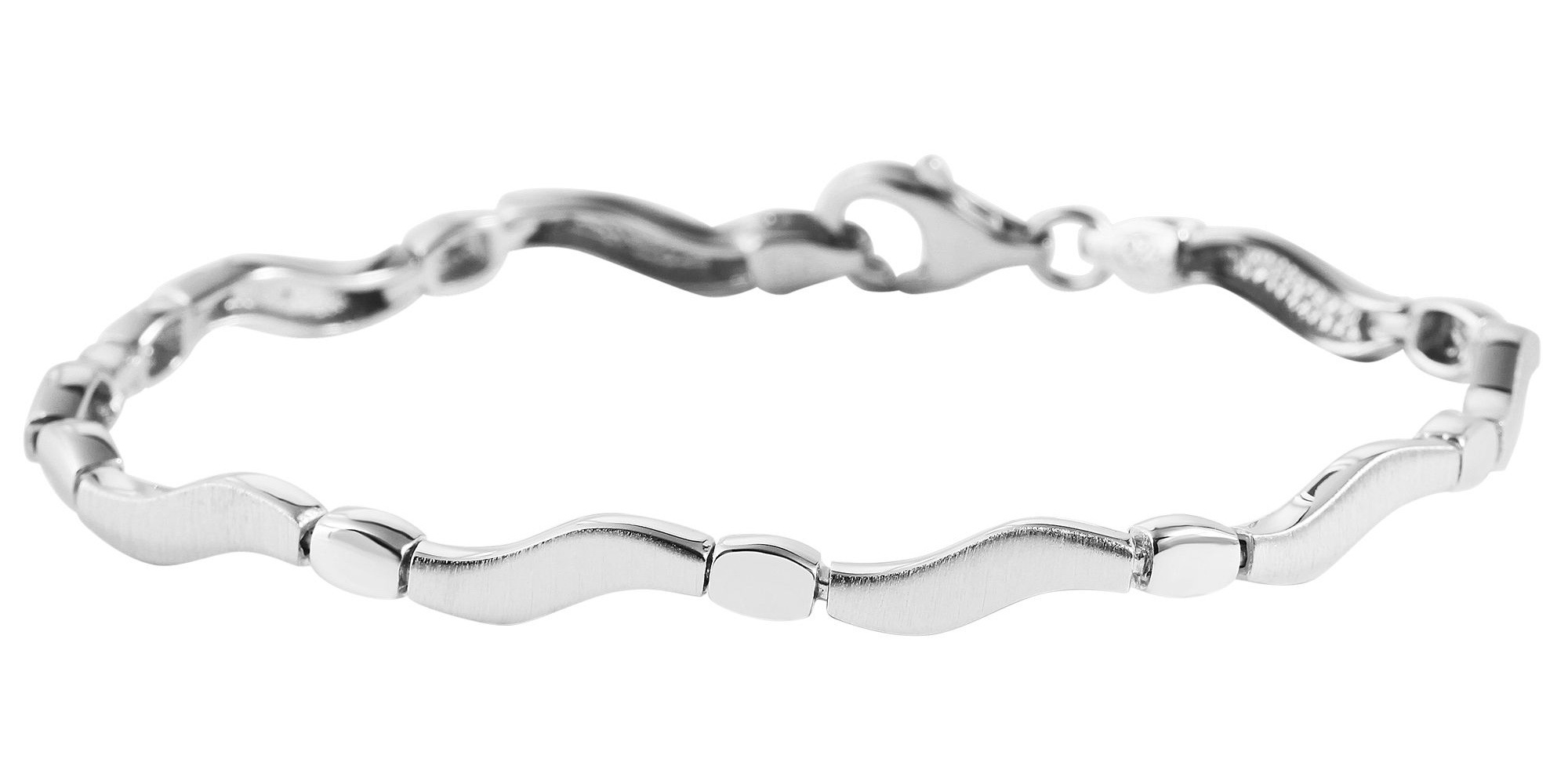 Adelia´s Gliederarmband »Armband – Gliederarmband aus 925 Silber 17,5 cm« Zum Verschenken an Menschen, die Ihnen am Herzen liegen