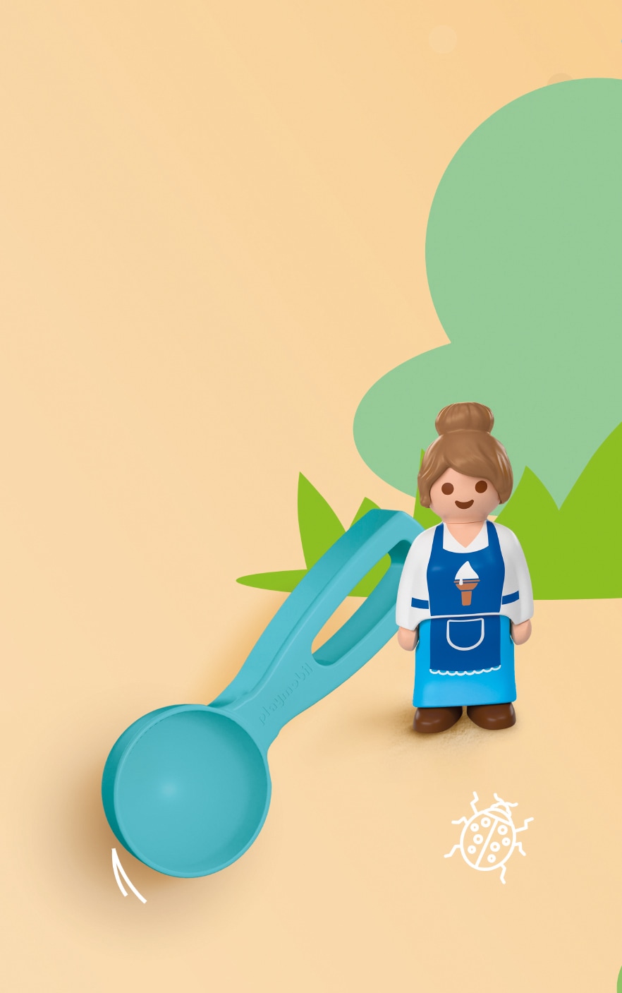 Playmobil® Konstruktions-Spielset »Sand-Eisdiele (72006), Junior Sand« Made in Europe