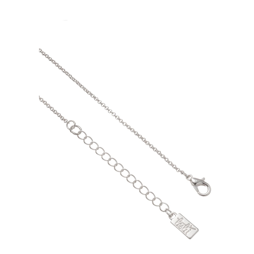 leslii Kette ohne Anhänger »Halskette Pearls Silber« mit Kunstperle GE9514