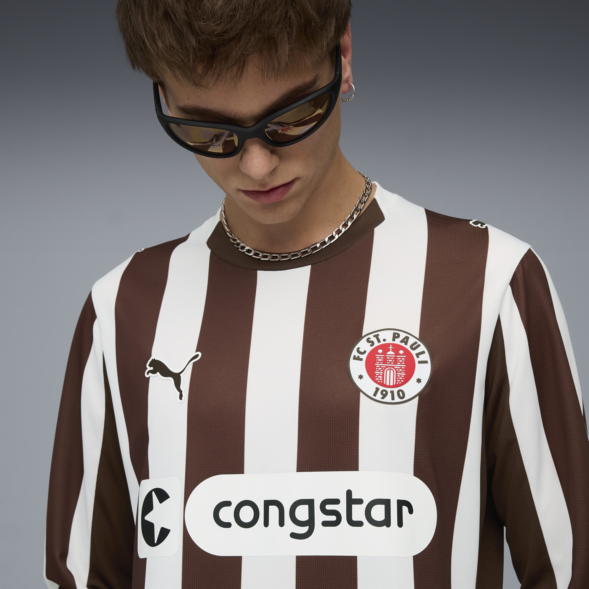 PUMA Trainingsshirt »FC St. Pauli 25/26 Langarm-Heimtrikot Herren«