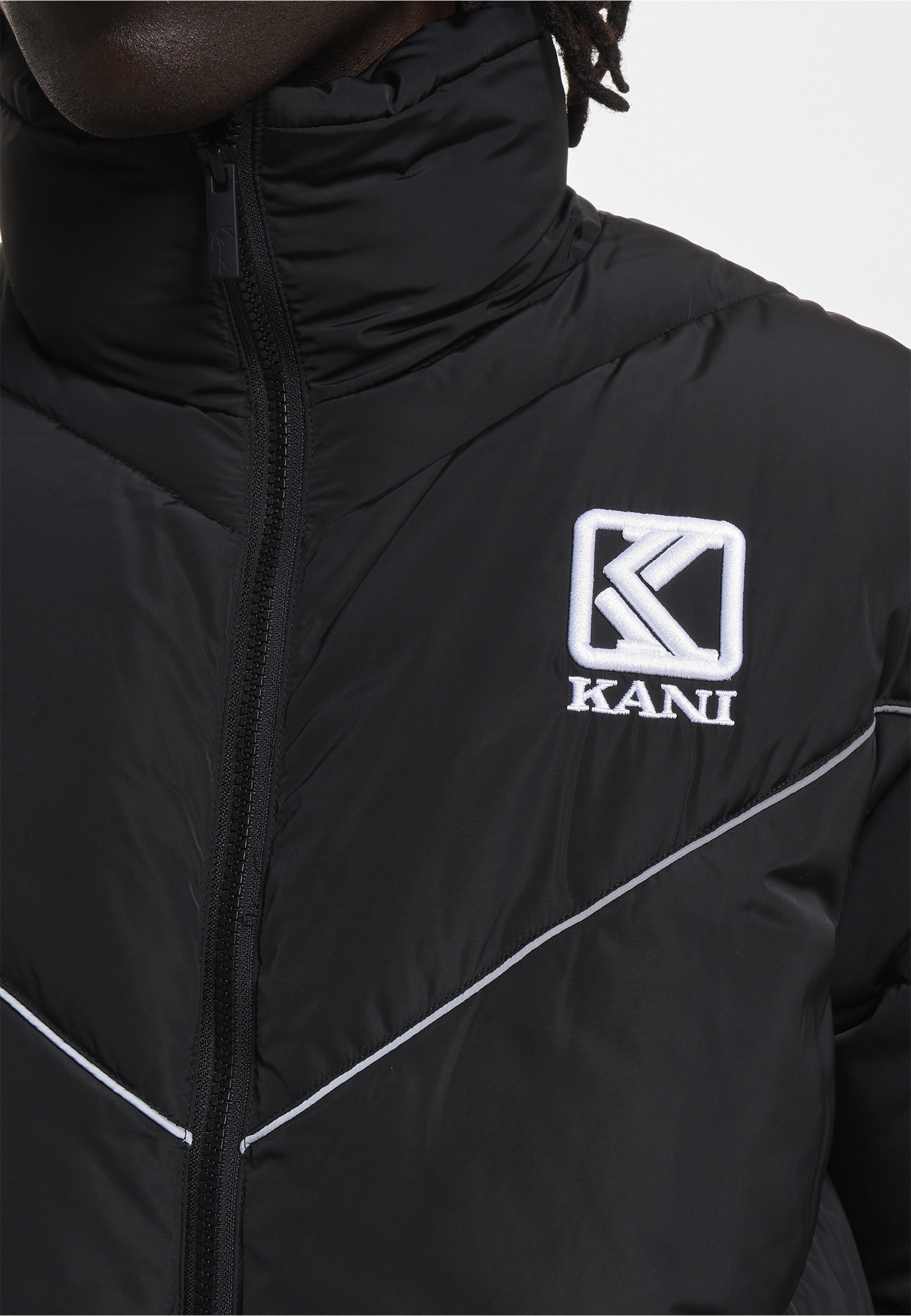 Karl Kani Winterjacke »Karl Kani Damen KM233-043-1 KK Og Puffer Jacket« 1 Stk. tlg. ohne Kapuze