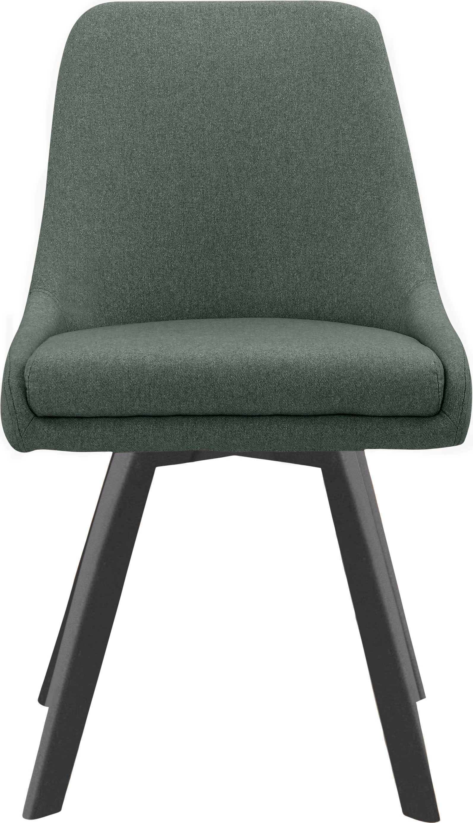 Leonique Esszimmerstuhl »Dilla«, (Set), 2 St., Webstoff, 2er Set, Webstoff Bezug, Beingestell aus Metall, Sitzhöhe 48 cm