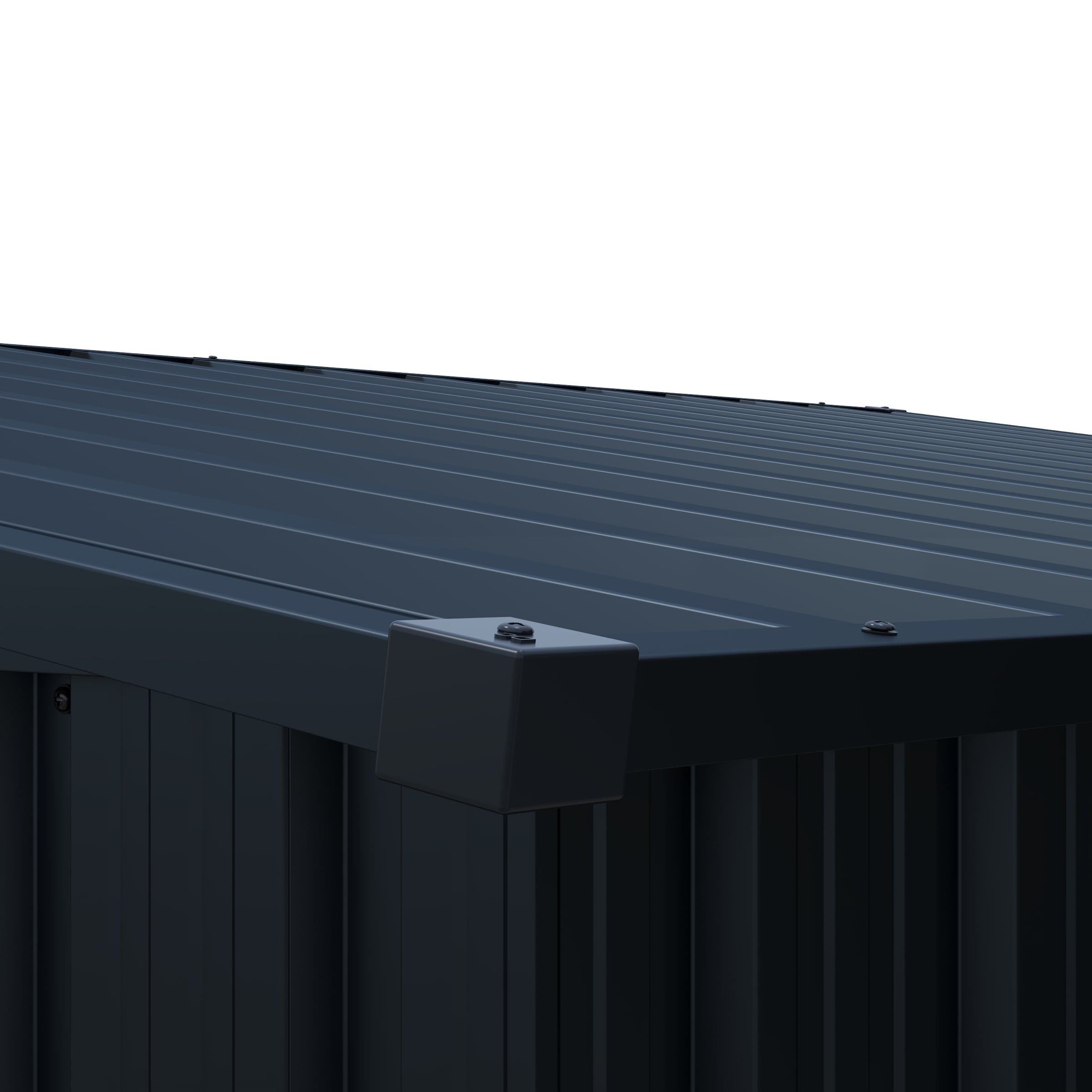 GARDEN 'N' MORE Gerätehaus »Pultdachhaus Basic plus« einfacher Aufbau, Langlebig, mit Lüftungsschlitzen