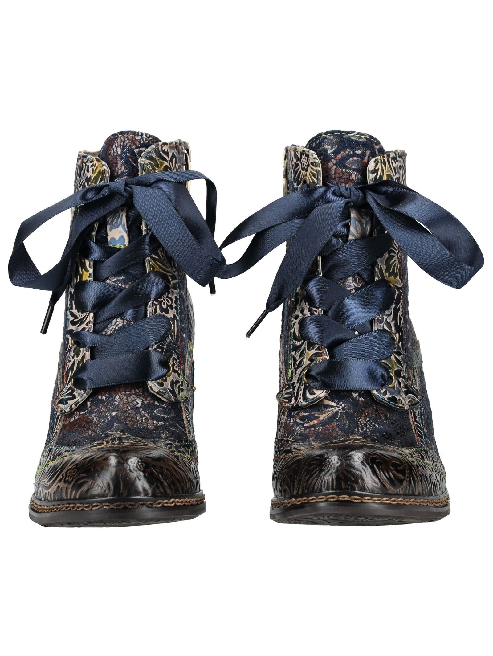 LAURA VITA Schnürstiefelette »LAURA VITA Stiefelette Leder/Textil«