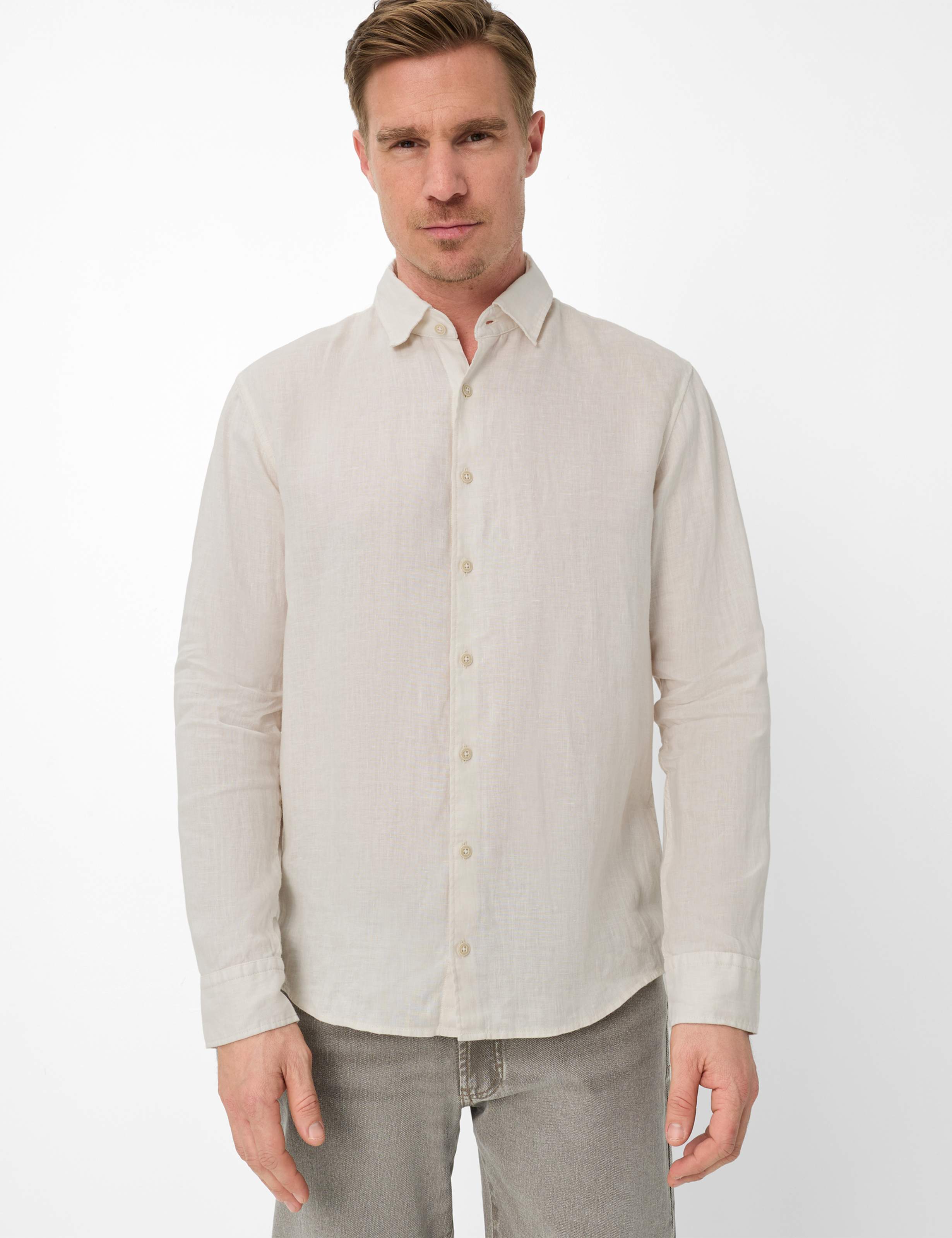 BRAX HAROLD Herren Hemd Beige XL