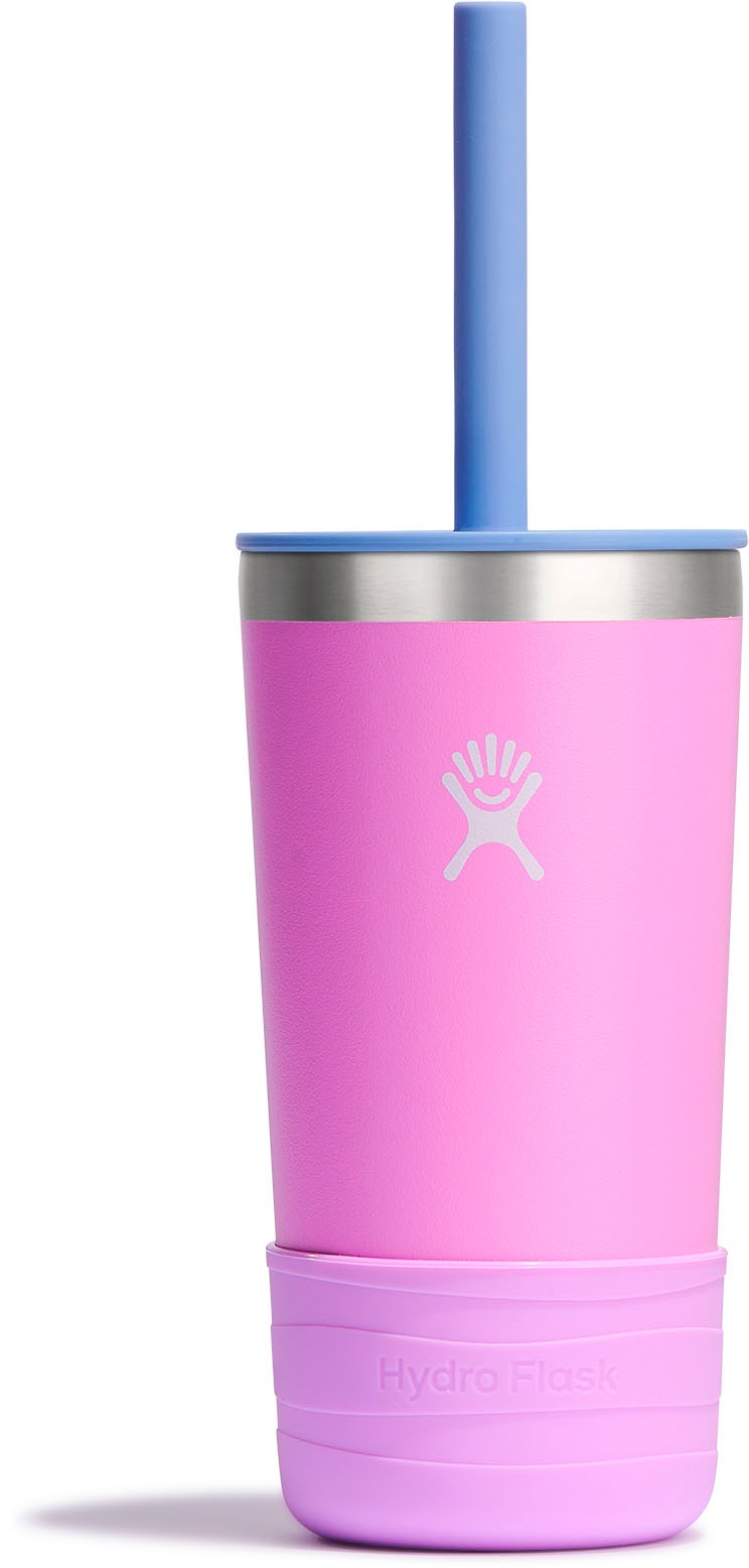 Hydro Flask Trinkflasche »Kids Tumbler WITH Straw & Boot«, TempShield™ - doppelwandige Vakuumisolierung, 354 ml, Trinkhalmdeckel