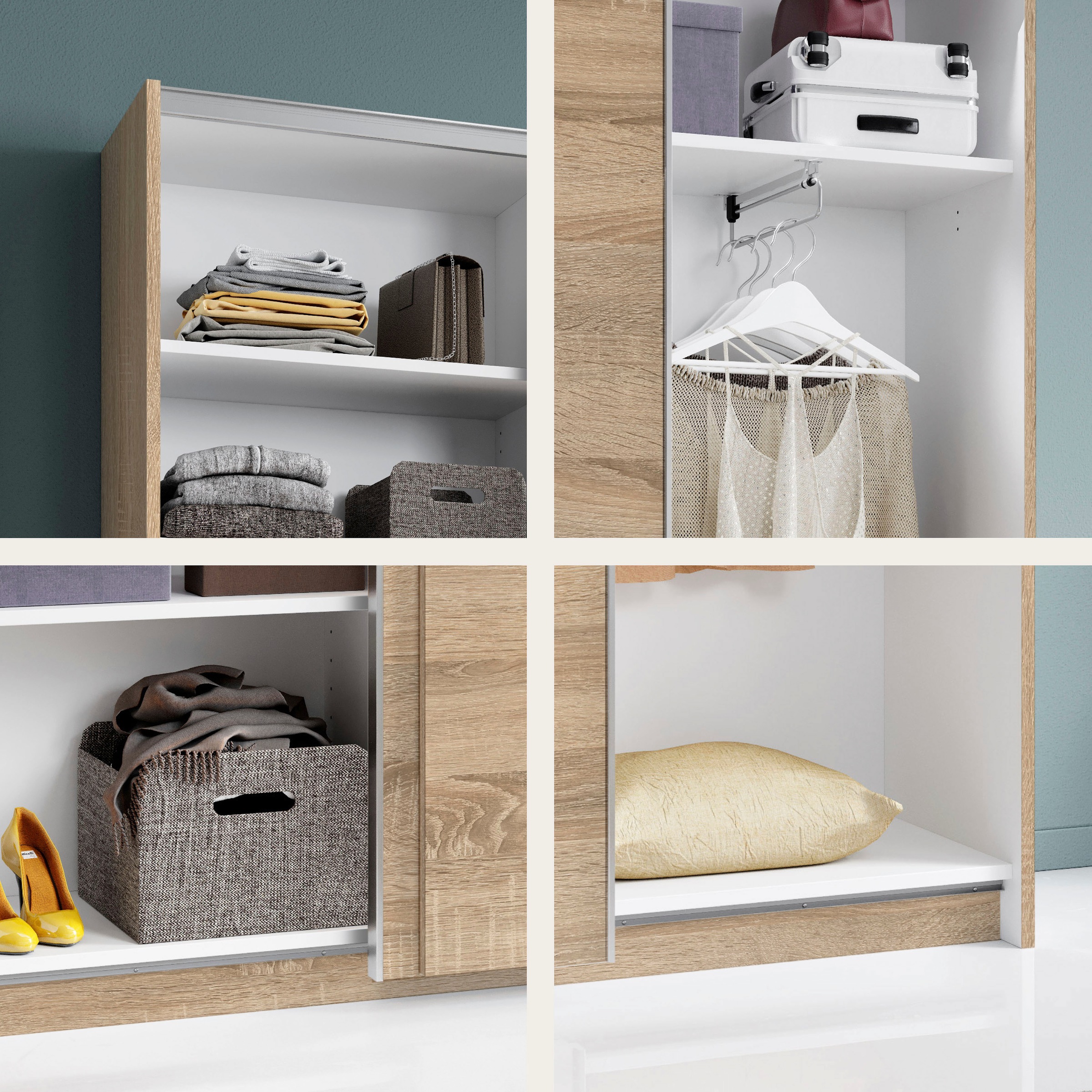 Schlafkontor Schwebetürenschrank "Heimo/Fast Schrank Kleiderschrank Gardero günstig online kaufen
