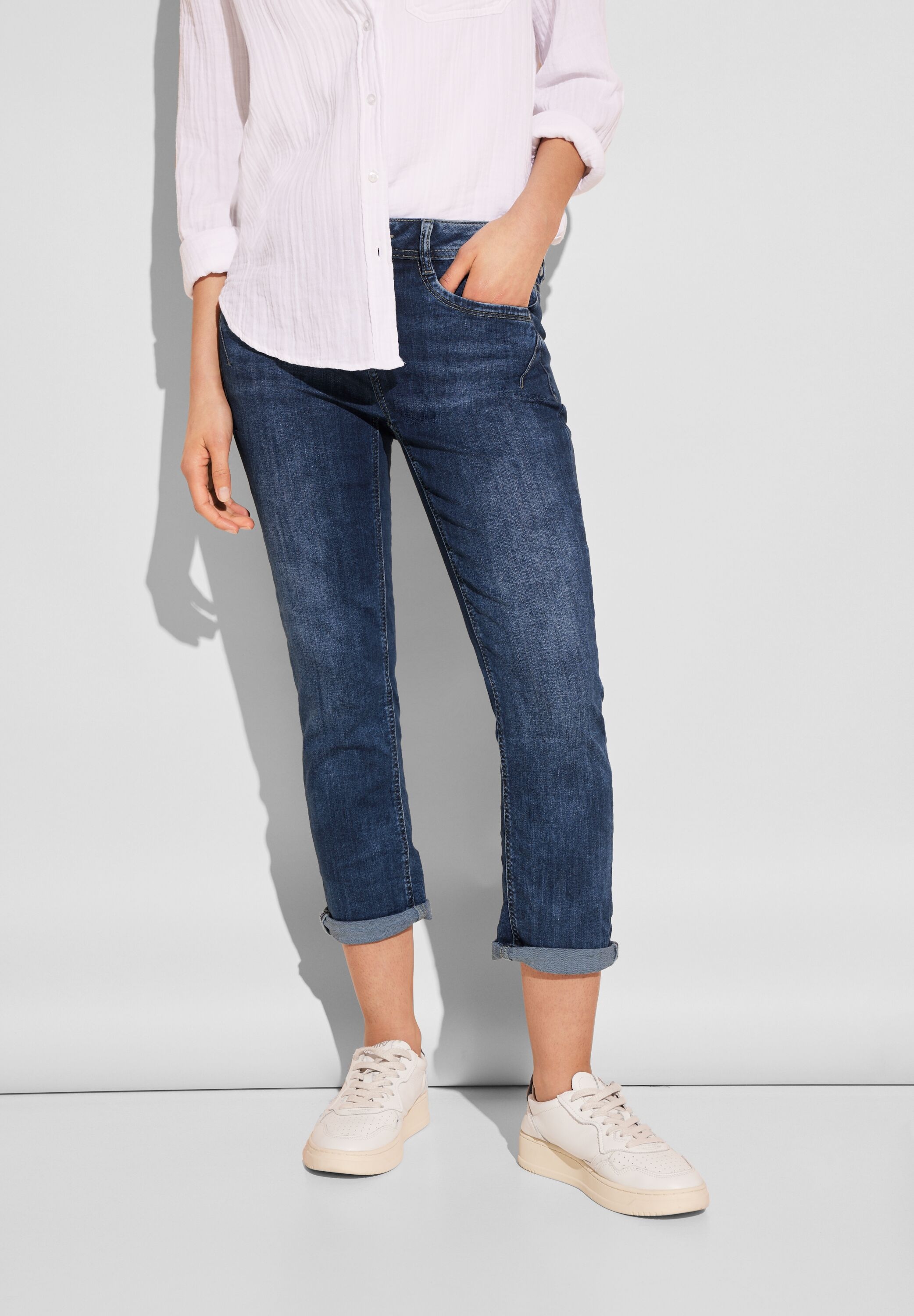 STREET ONE Skinny-fit-Jeans, Middle Waist