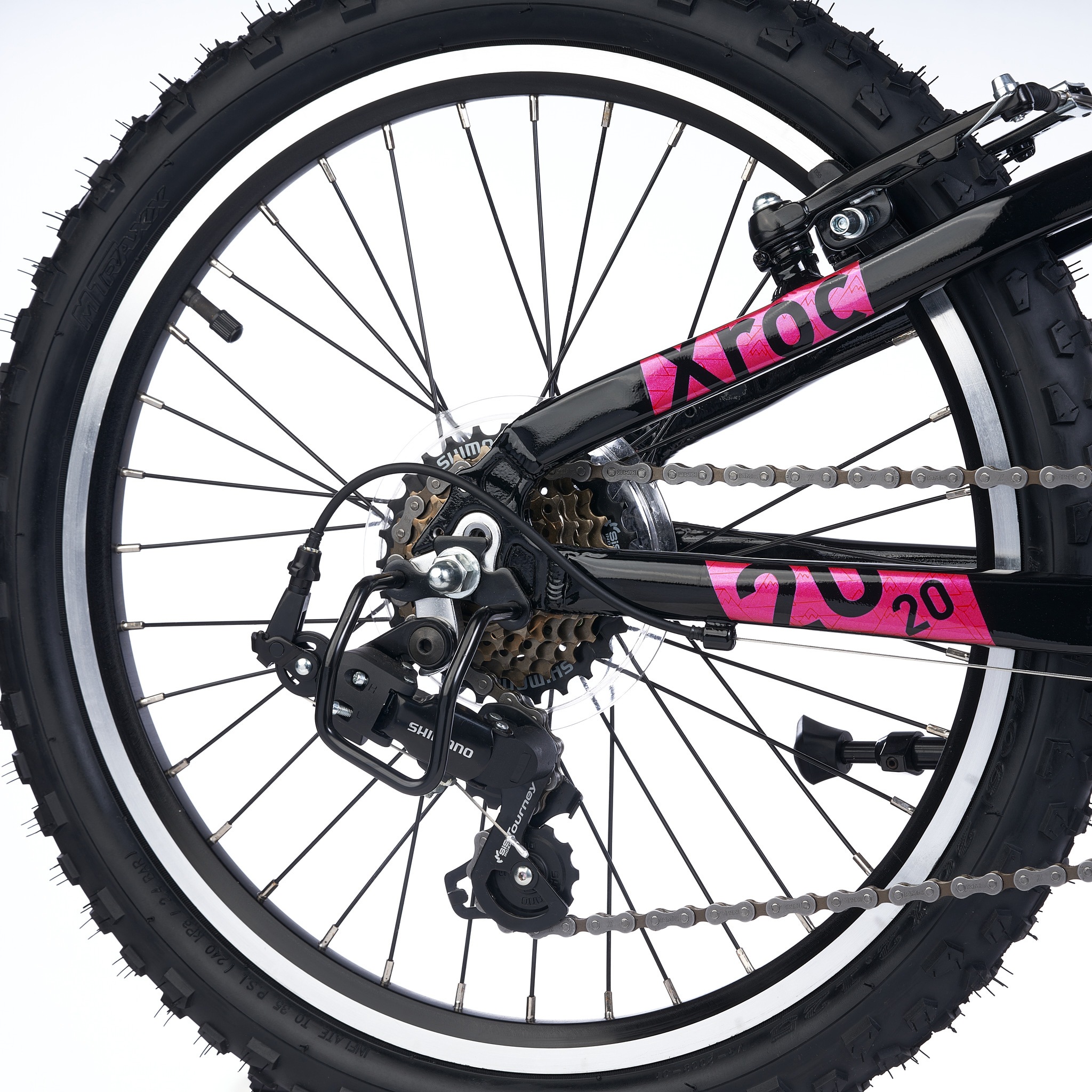 S’COOL Jugendfahrrad »S'COOL Xroc Pro 20-K7 Oxid/Pink« 7 Gang Shimano Kettenschaltung