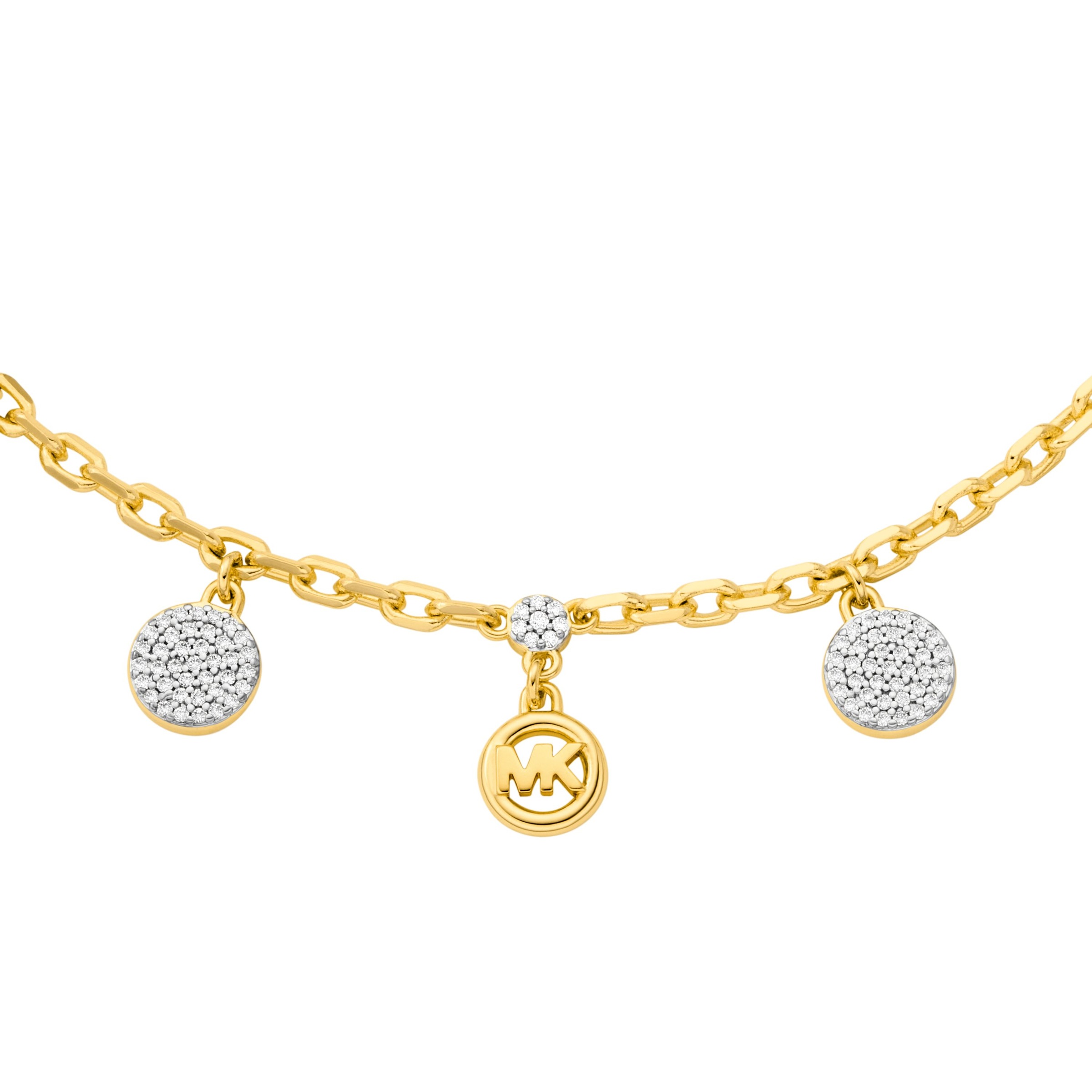 MICHAEL KORS Armband »Schmuck Geschenk Metall Armschmuck Armkette Premium« mit Zirkonia (synth.)