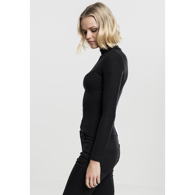 URBAN CLASSICS T-Shirt »Damen Ladies Turtleneck Longsleeve«, (1 tlg.)  online kaufen | BAUR