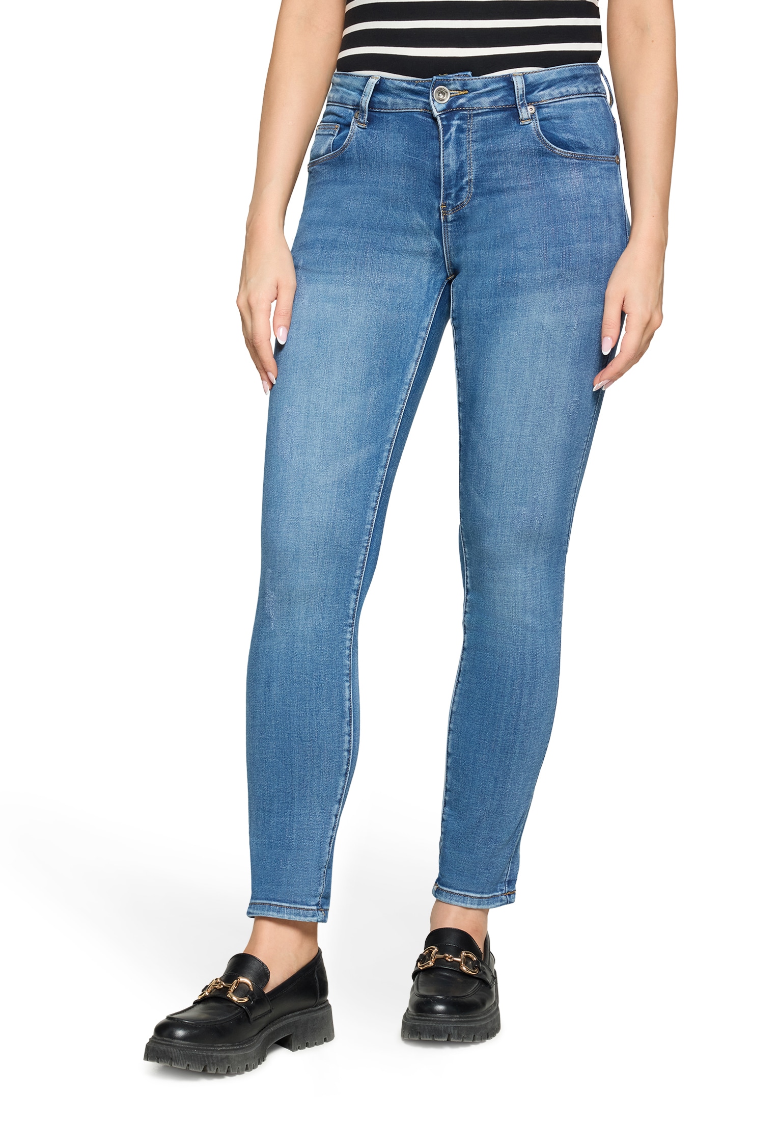 Betty Barclay Slim-fit-Jeans "Damen mit Waschung" günstig online kaufen