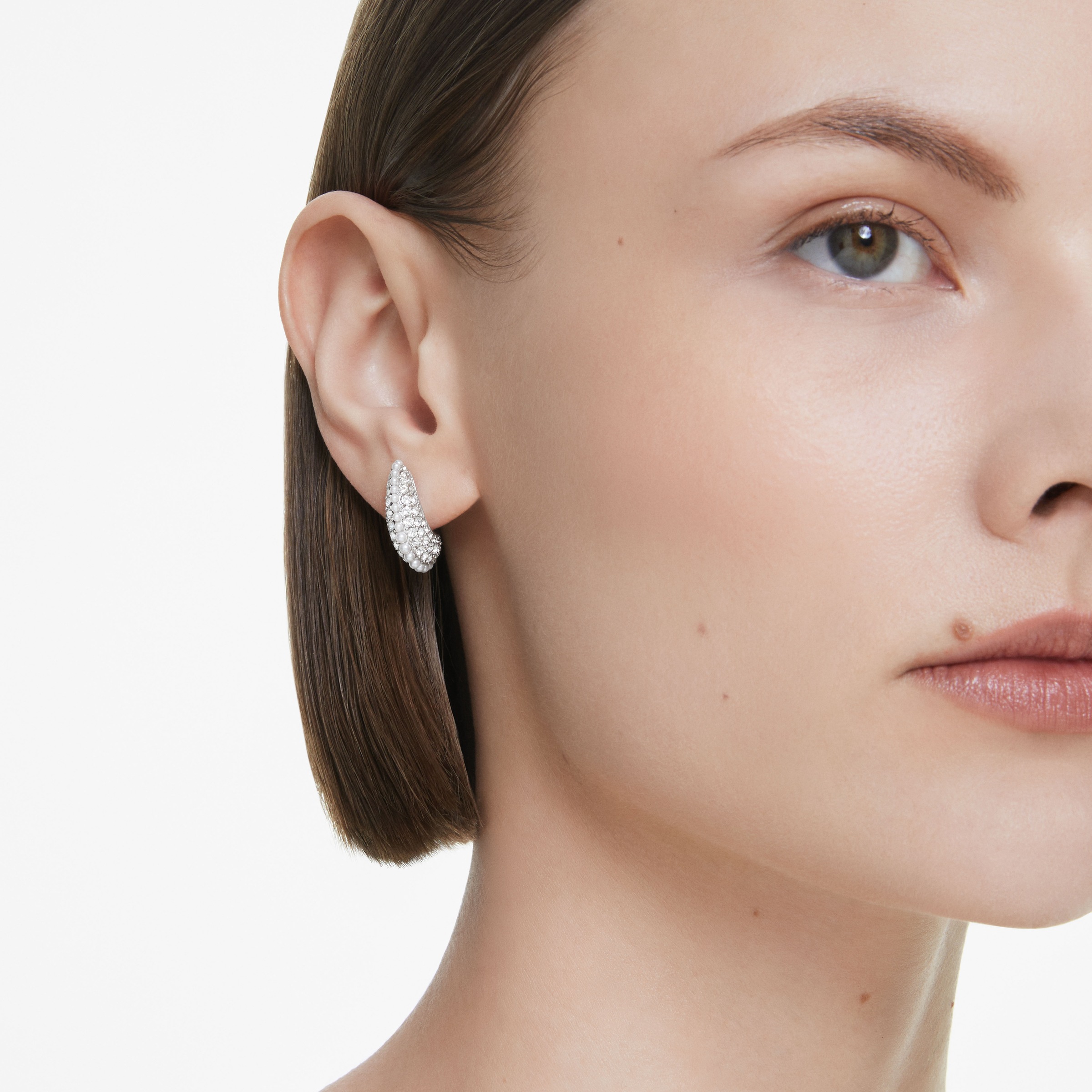Swarovski Paar Creolen »Schmuck Geschenk Sublima Drop-Ohrhänger, 5692107«, mit Swarovski® Kristall