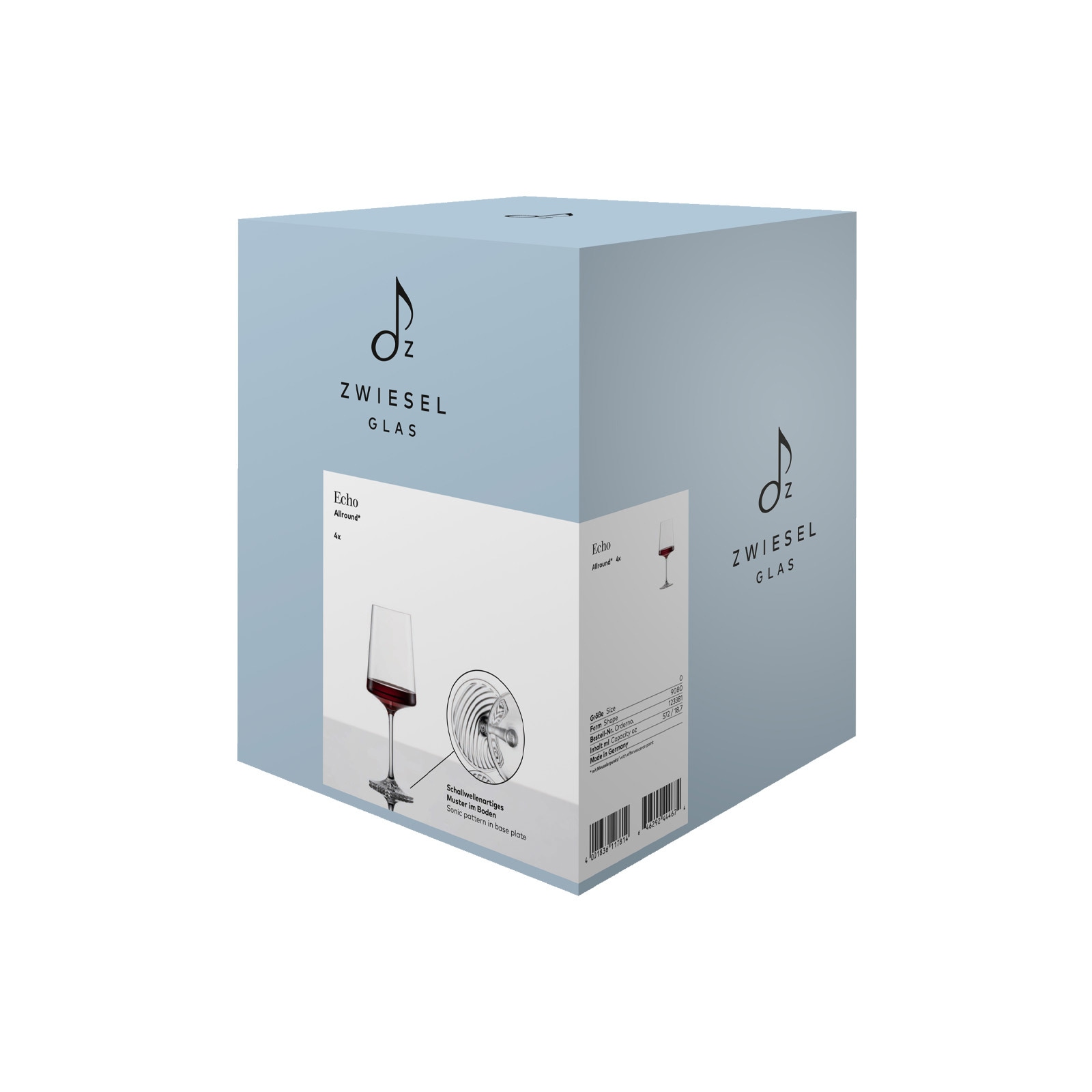Zwiesel Glas Weinglas »Allround Weingläser ECHO 572 ml 4er Set transparent«