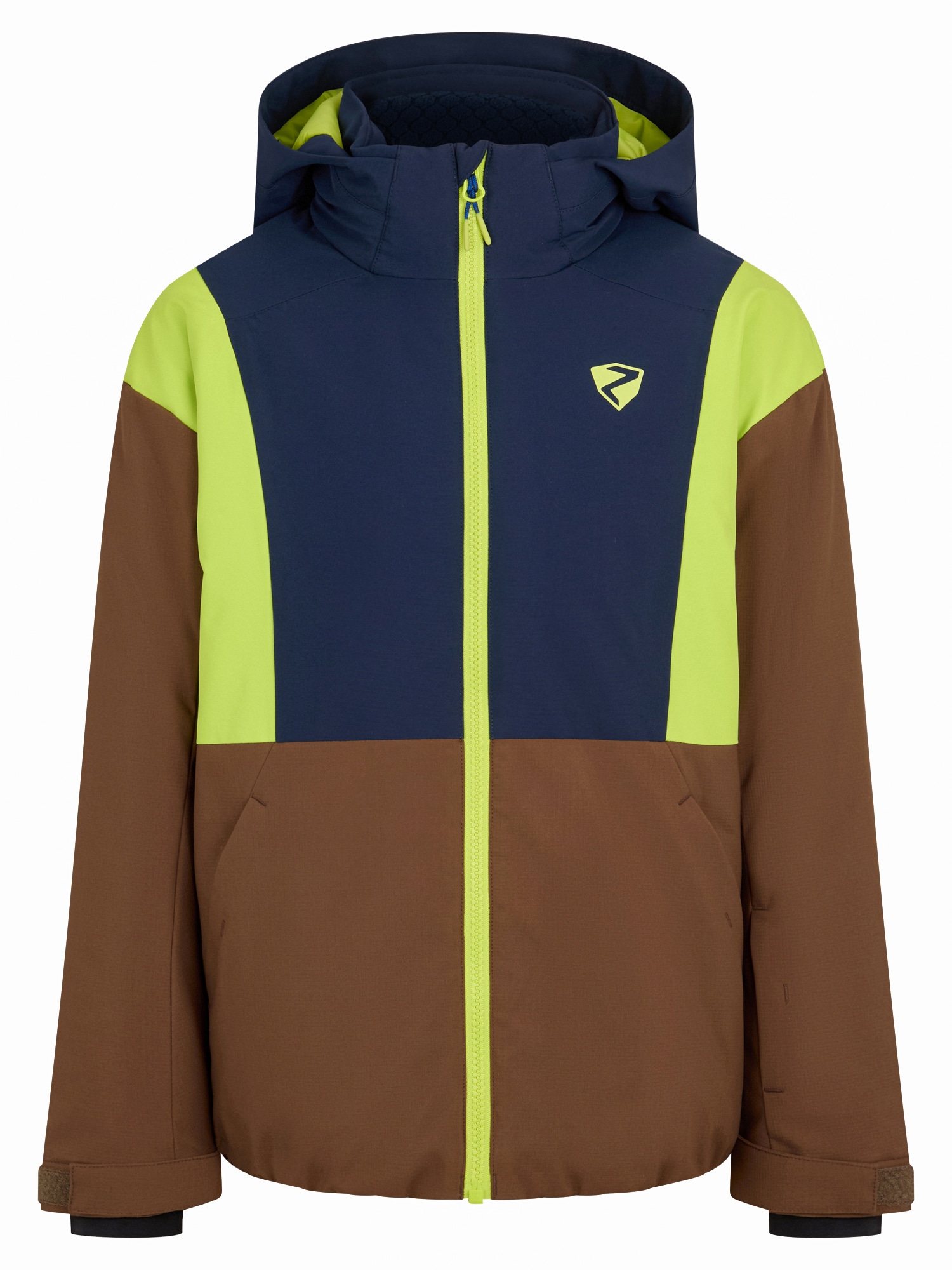 Ziener Skijacke "ABBE-Z AQUASHIELD JUNIOR" wasser- u. winddicht, atmungsaktiv, warm, reflektierende Elemente