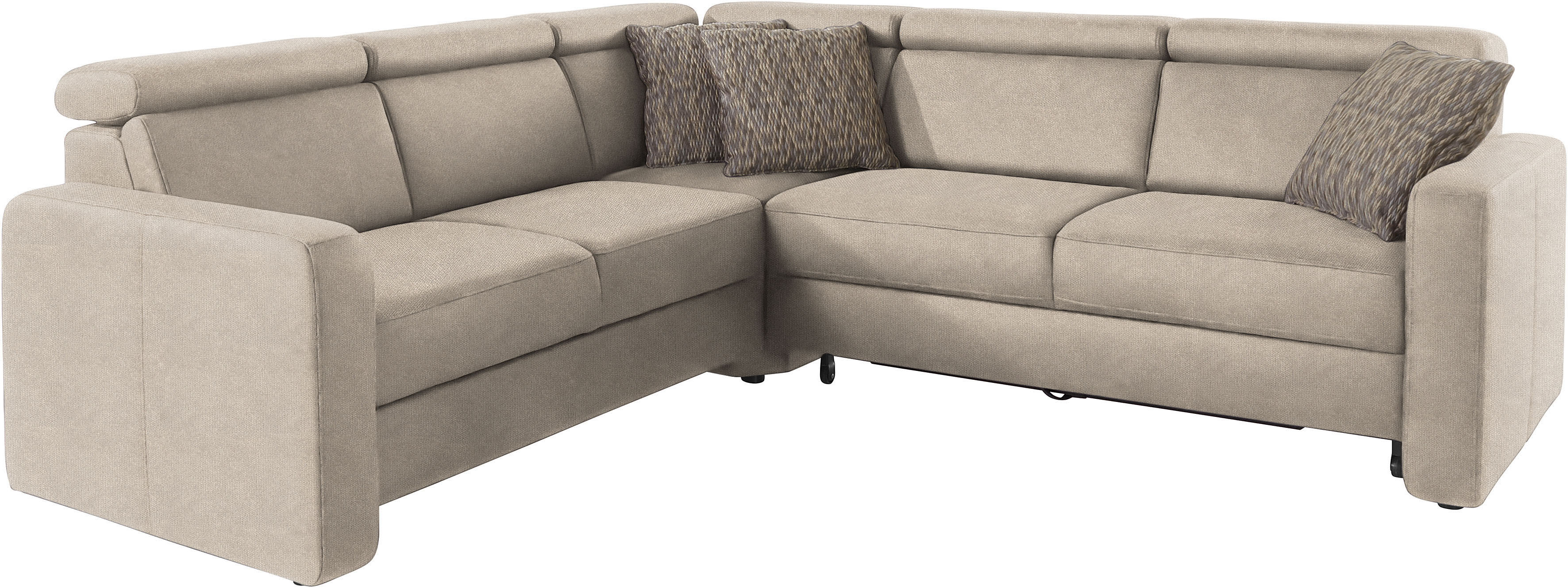 Thumbnail - sit&more Ecksofa "Bologna L-Form" Kopfteilverstellung, wahlweise mit Bettfunktion und Schubkasten