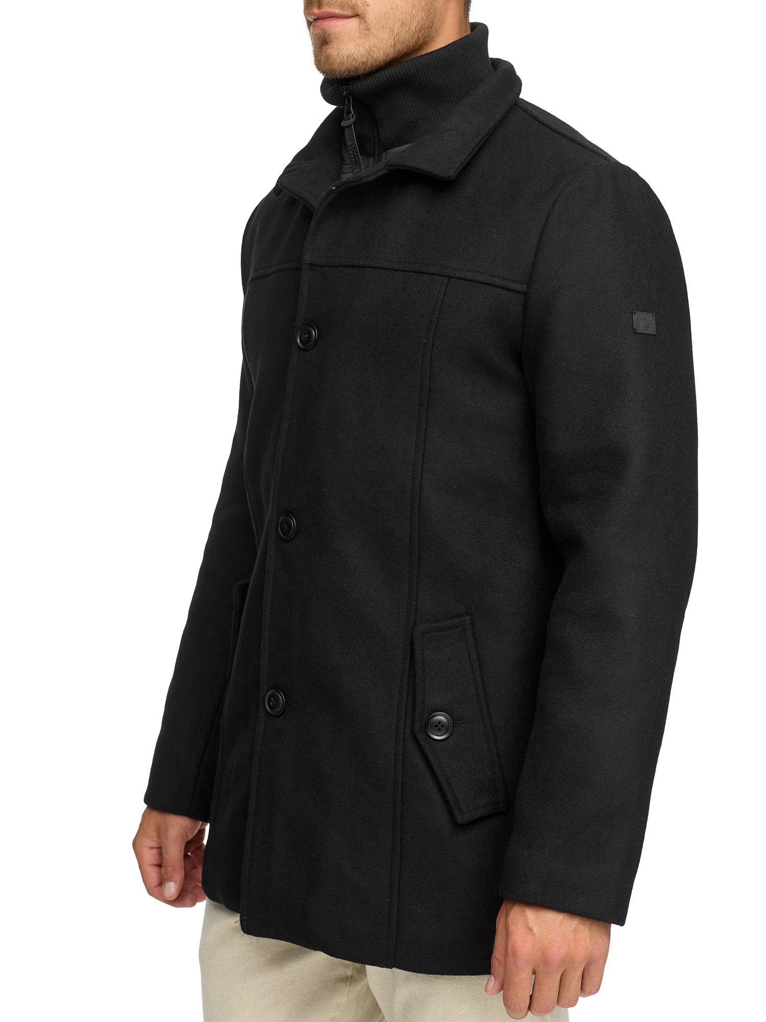 Indicode Wolljacke »INLunik« ohne Kapuze