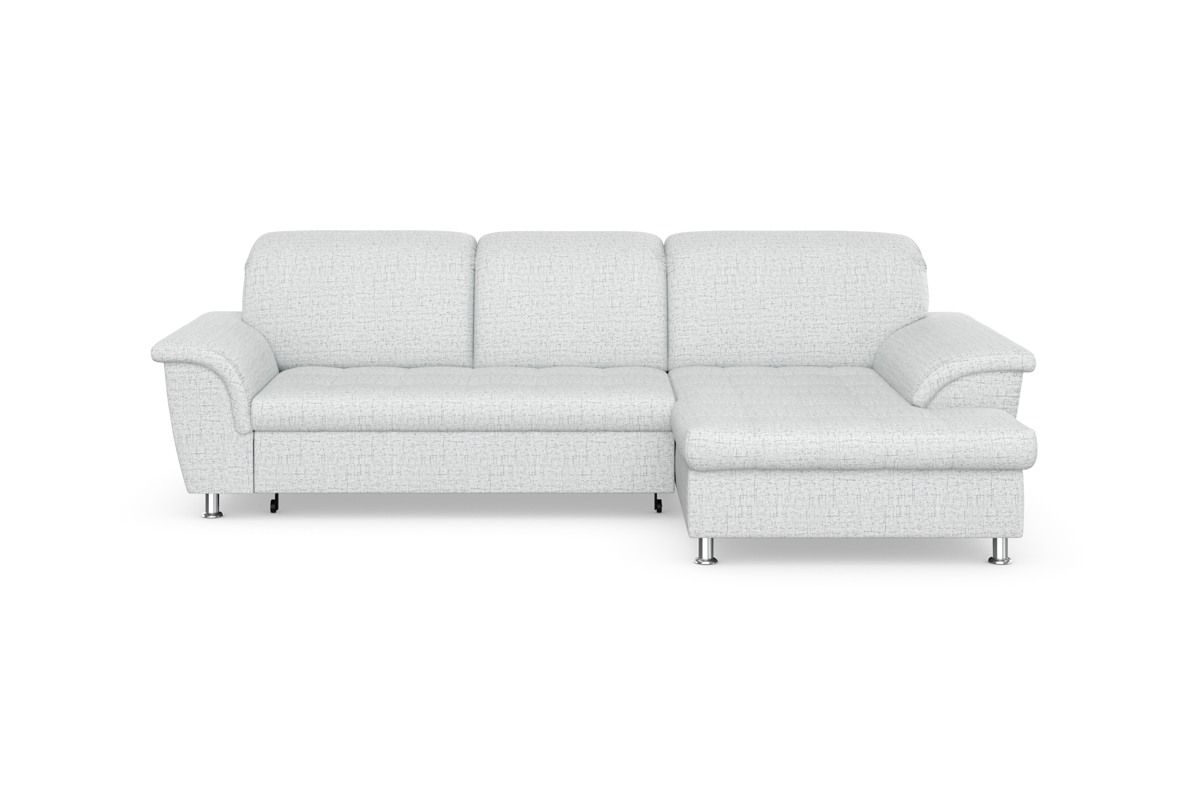 DOMO collection Ecksofa Franzi, wahlweise mit Bettfunktion, Bettkasten und Kopfteilverstellung