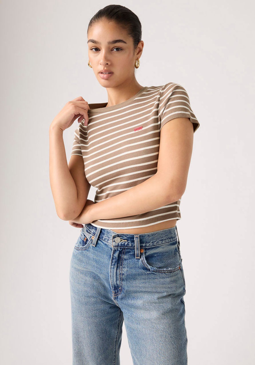 Levis T-Shirt "ESSENTIAL SPORTY TEE" Feinripp- Qualität günstig online kaufen