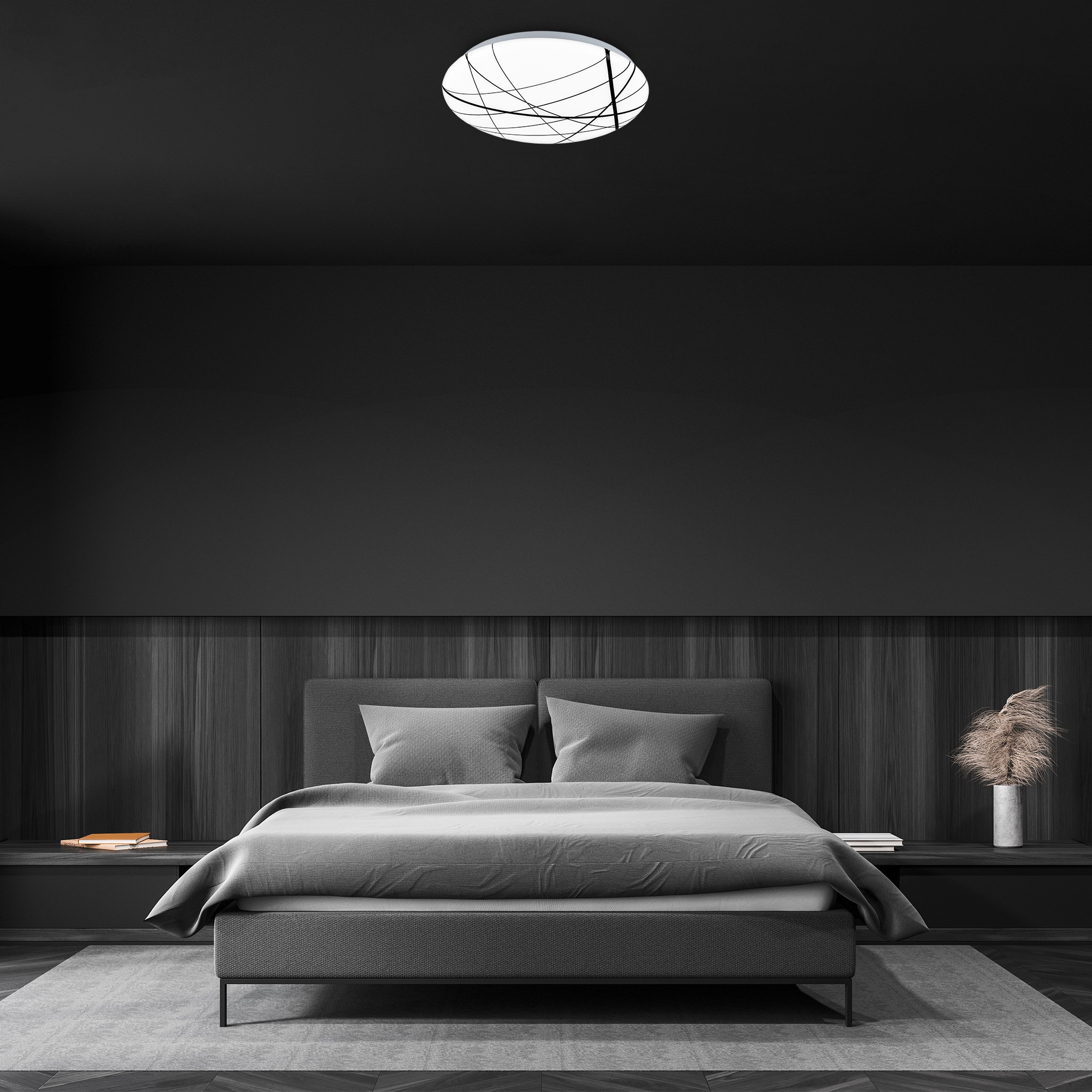 Briloner Leuchten LED Deckenleuchte »KORA« mit 12 Watt LED, fest verbaut