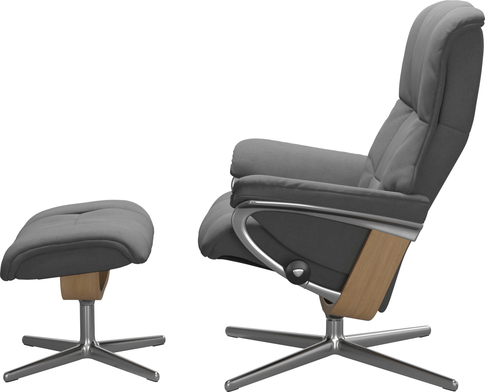 Stressless® Relaxsessel »Mayfair«, mit Cross Base, Größe S, M & L, Holzakzent Eiche