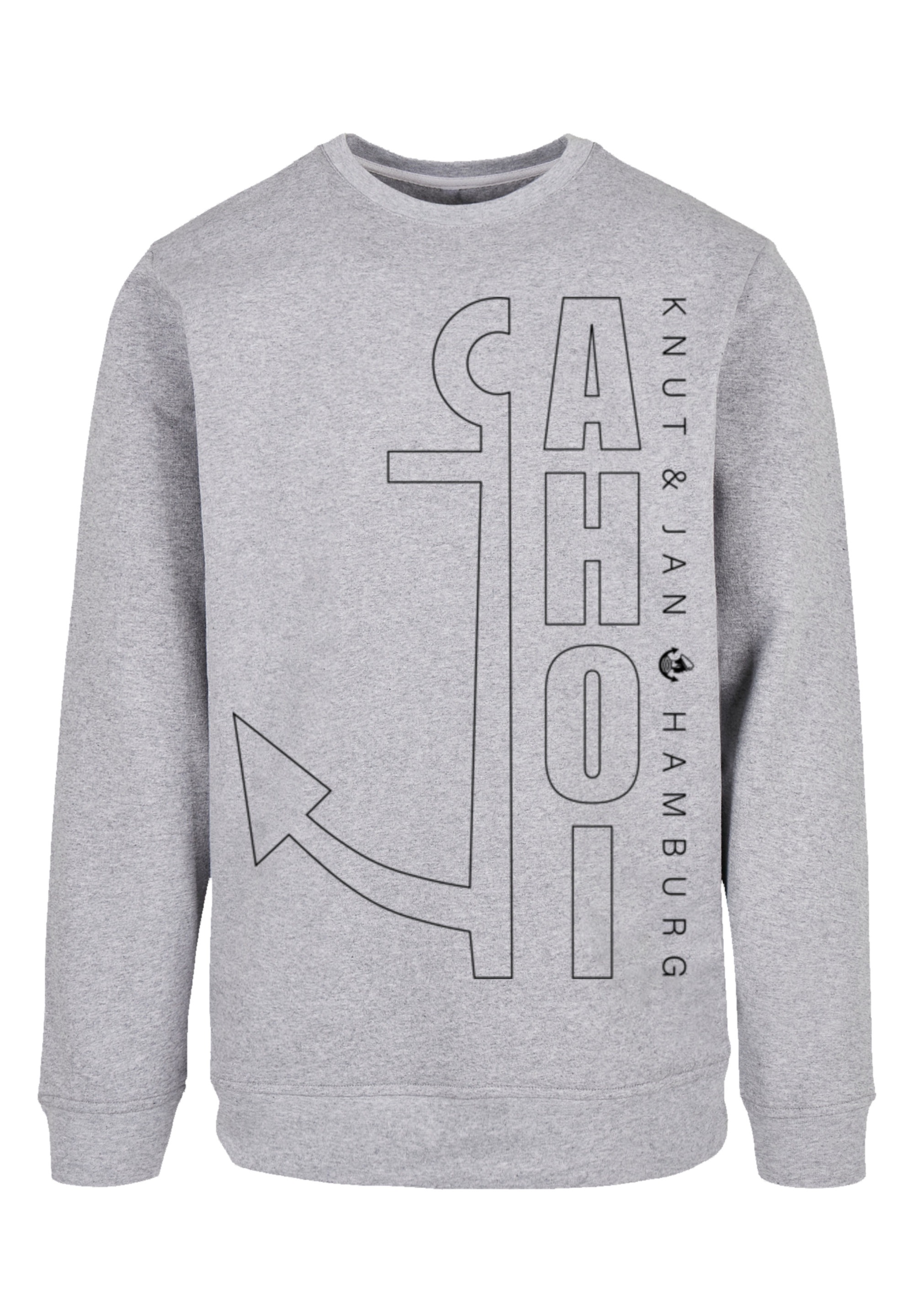 F4NT4STIC Kapuzenpullover »Ahoi Anker Outlines Knut & Jan Hamburg«, Print