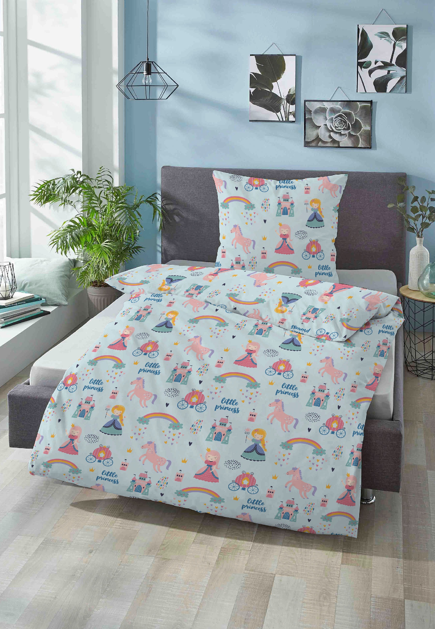 Biberna Bettwäsche "kleine Prinzessin" 2 Stk. tlg. wohlig warm + weich, pfl günstig online kaufen